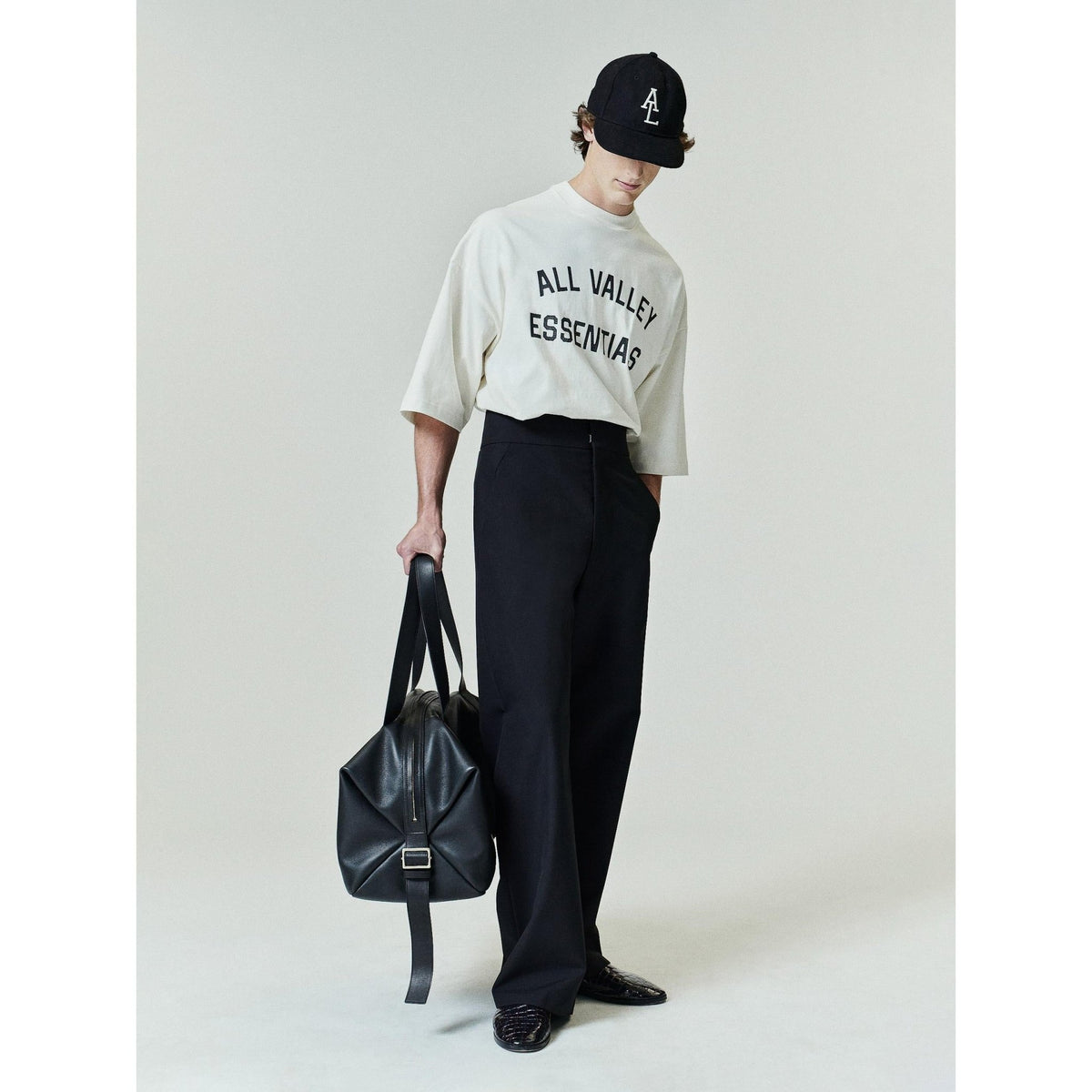 Fear of God Essentials Merch Tee Boxy Fit Ivory - Im Your Wardrobe
