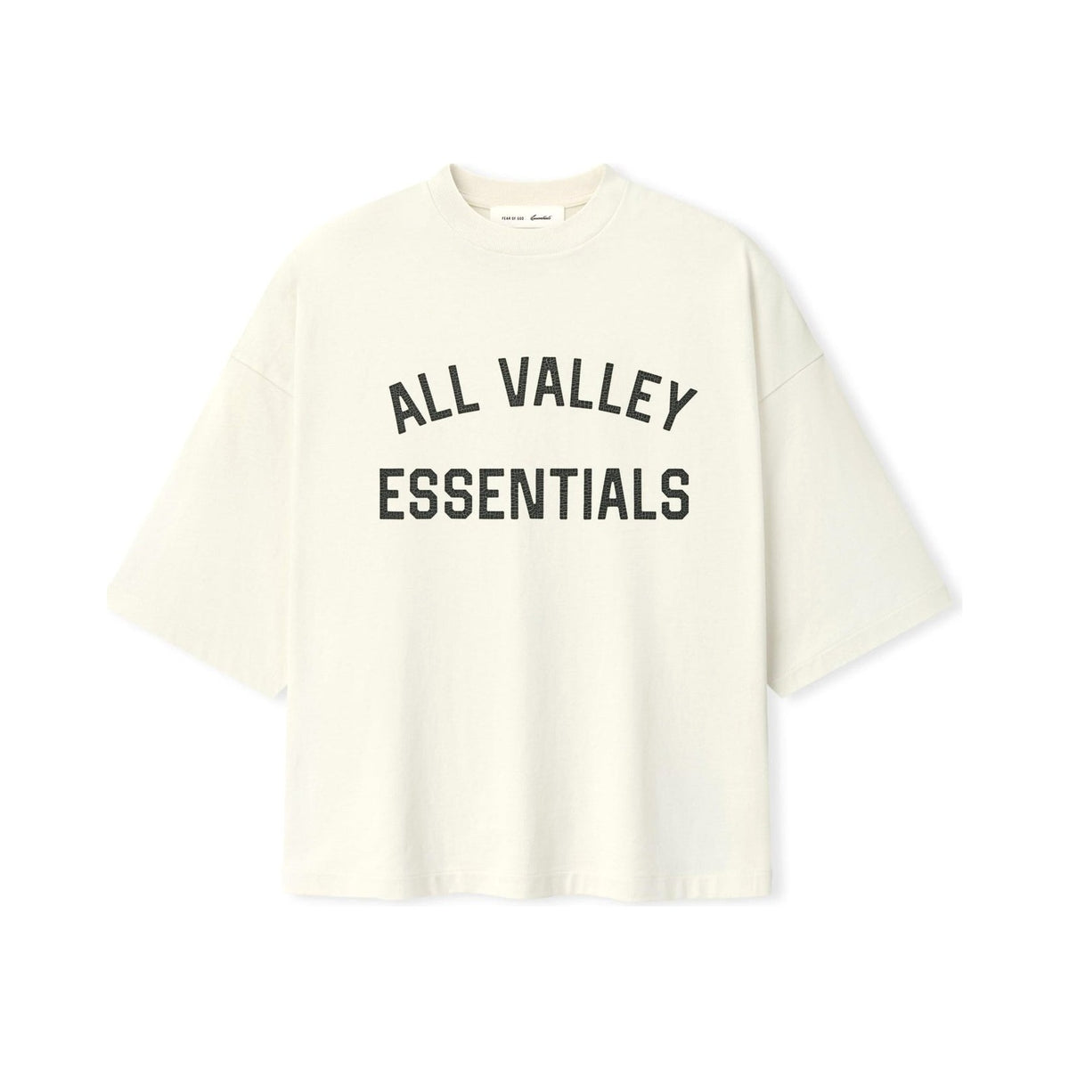 Fear of God Essentials Merch Tee Boxy Fit Ivory - Im Your Wardrobe