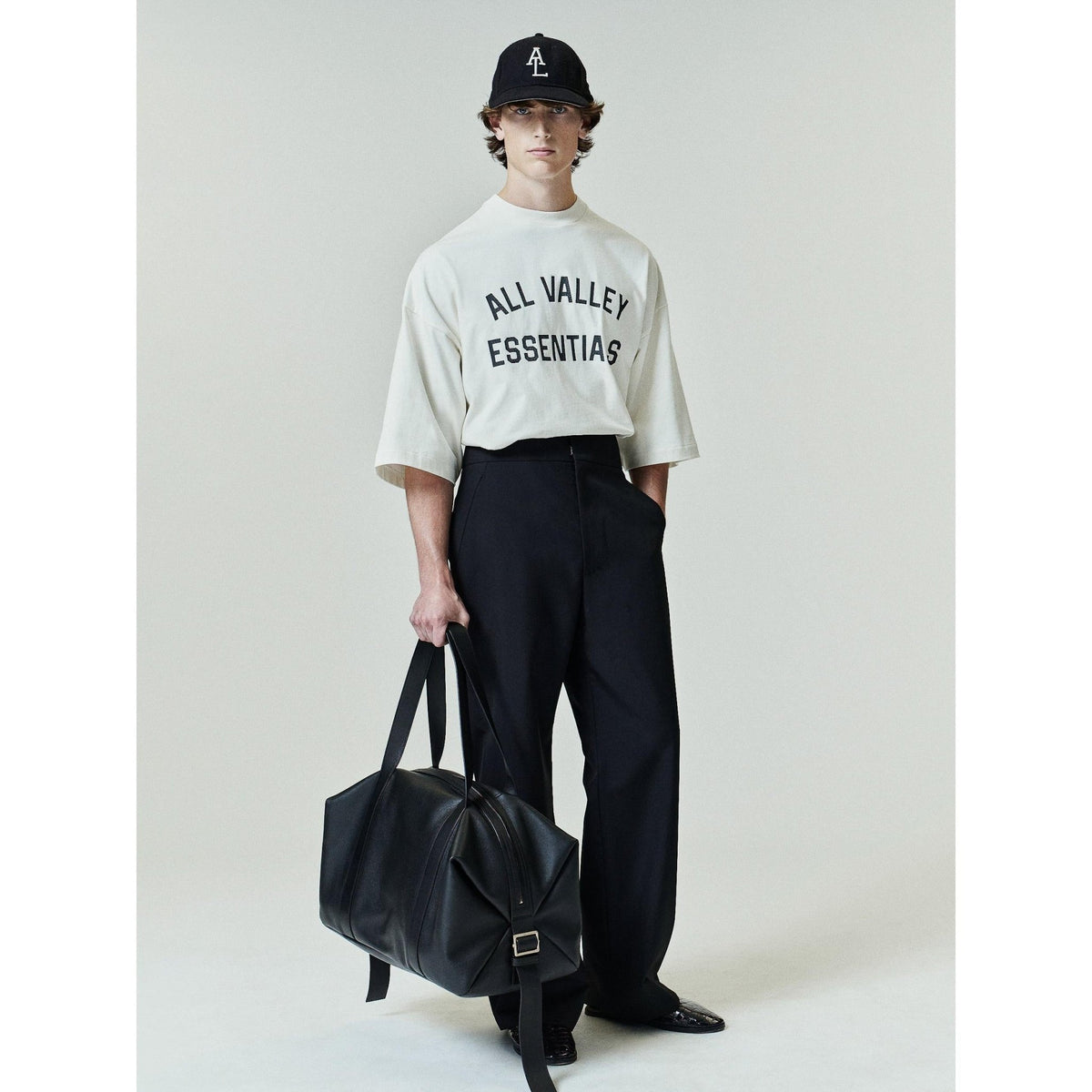 Fear of God Essentials Merch Tee Boxy Fit Ivory - Im Your Wardrobe
