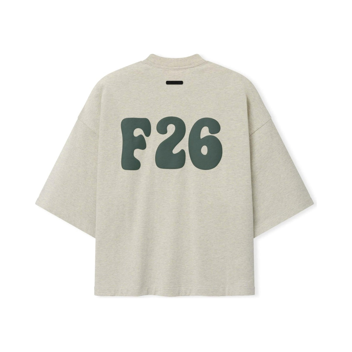 Fear of God Essentials Merch Tee Boxy Fit Vanilla Heather - Im Your Wardrobe