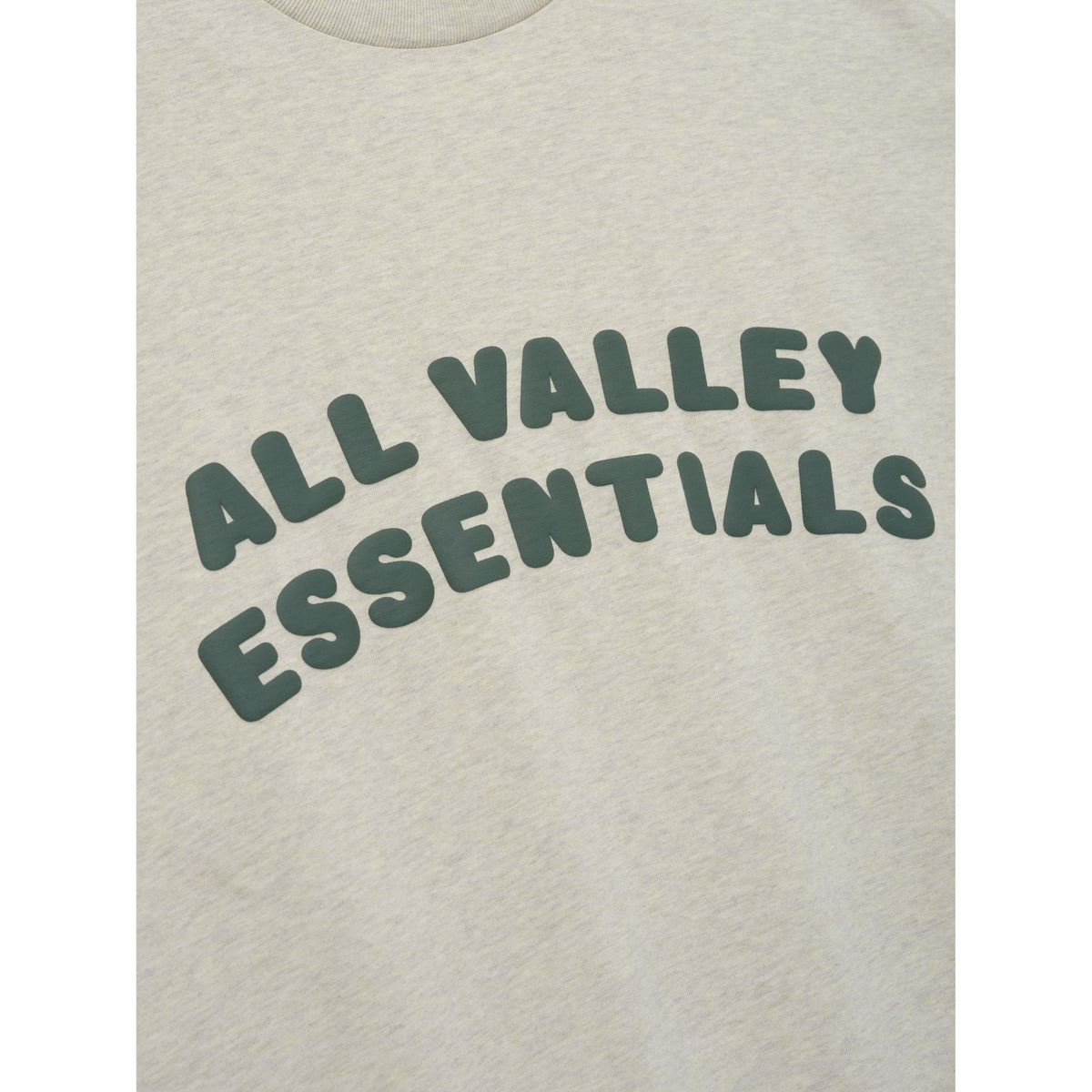Fear of God Essentials Merch Tee Boxy Fit Vanilla Heather - Im Your Wardrobe
