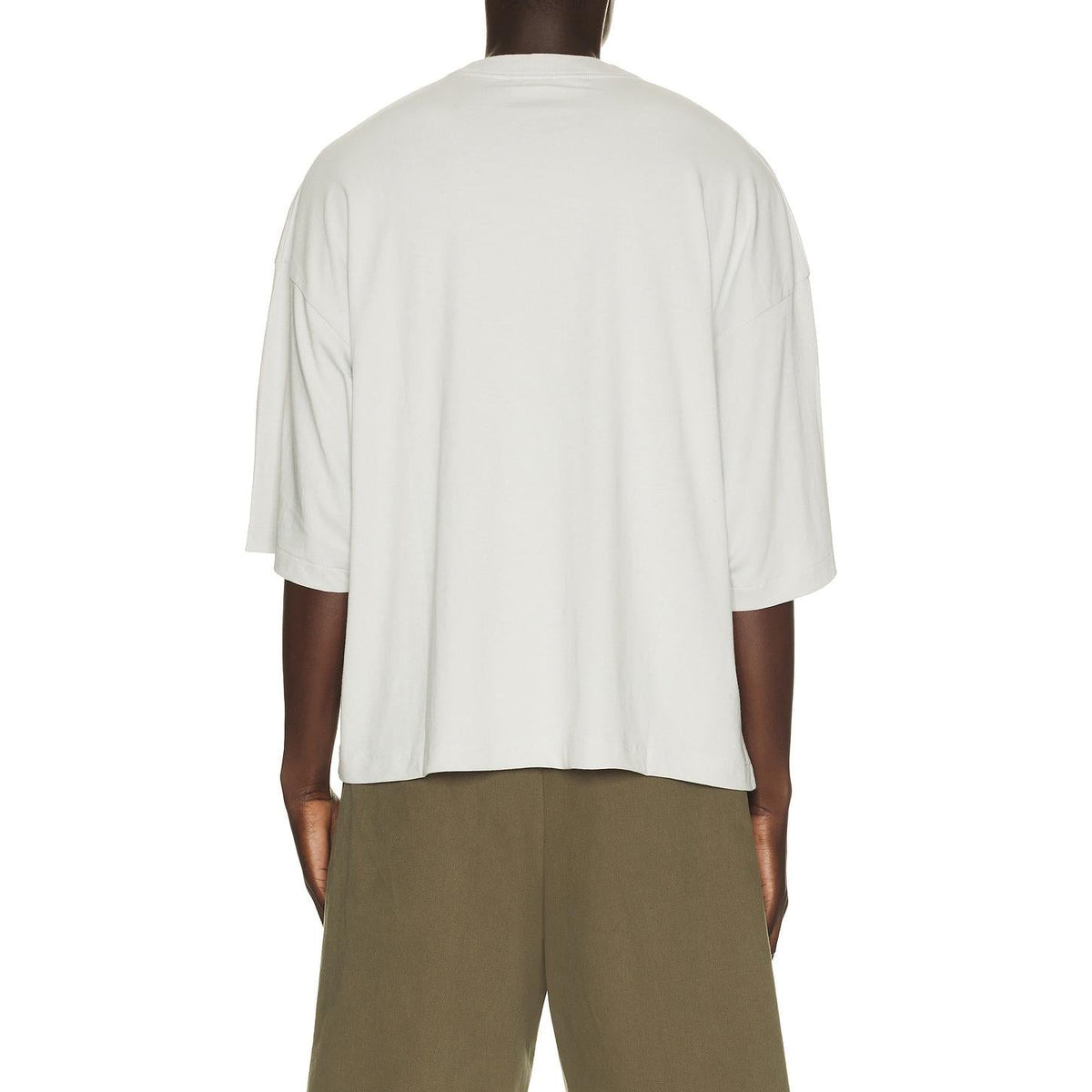 Fear of God Essentials Merch Tee Overcast - Im Your Wardrobe