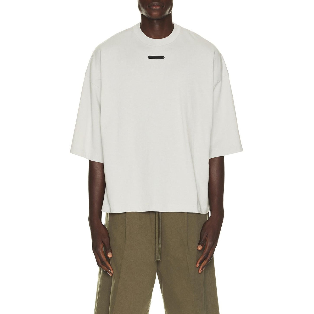Fear of God Essentials Merch Tee Overcast - Im Your Wardrobe