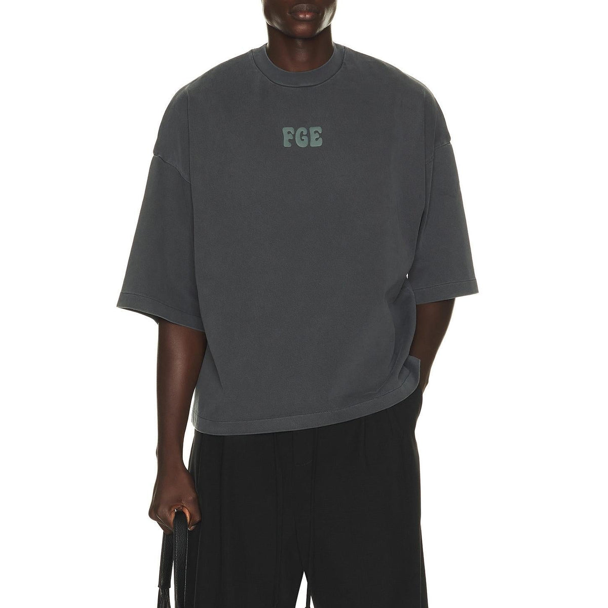 Fear of God Essentials Merch Tee Washed Iron Grey - Im Your Wardrobe