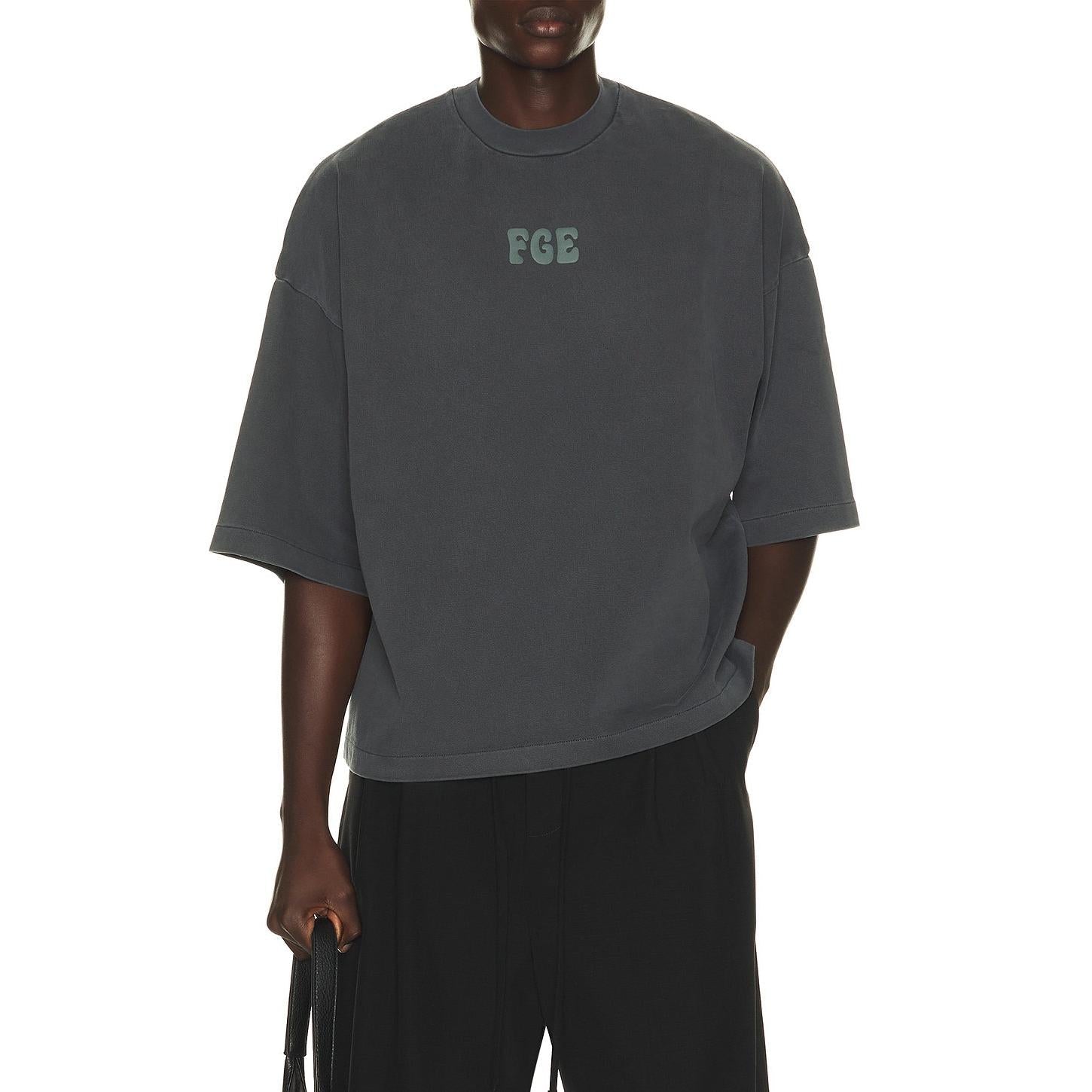 Fear of God Essentials Merch Tee Washed Iron Grey - Im Your Wardrobe