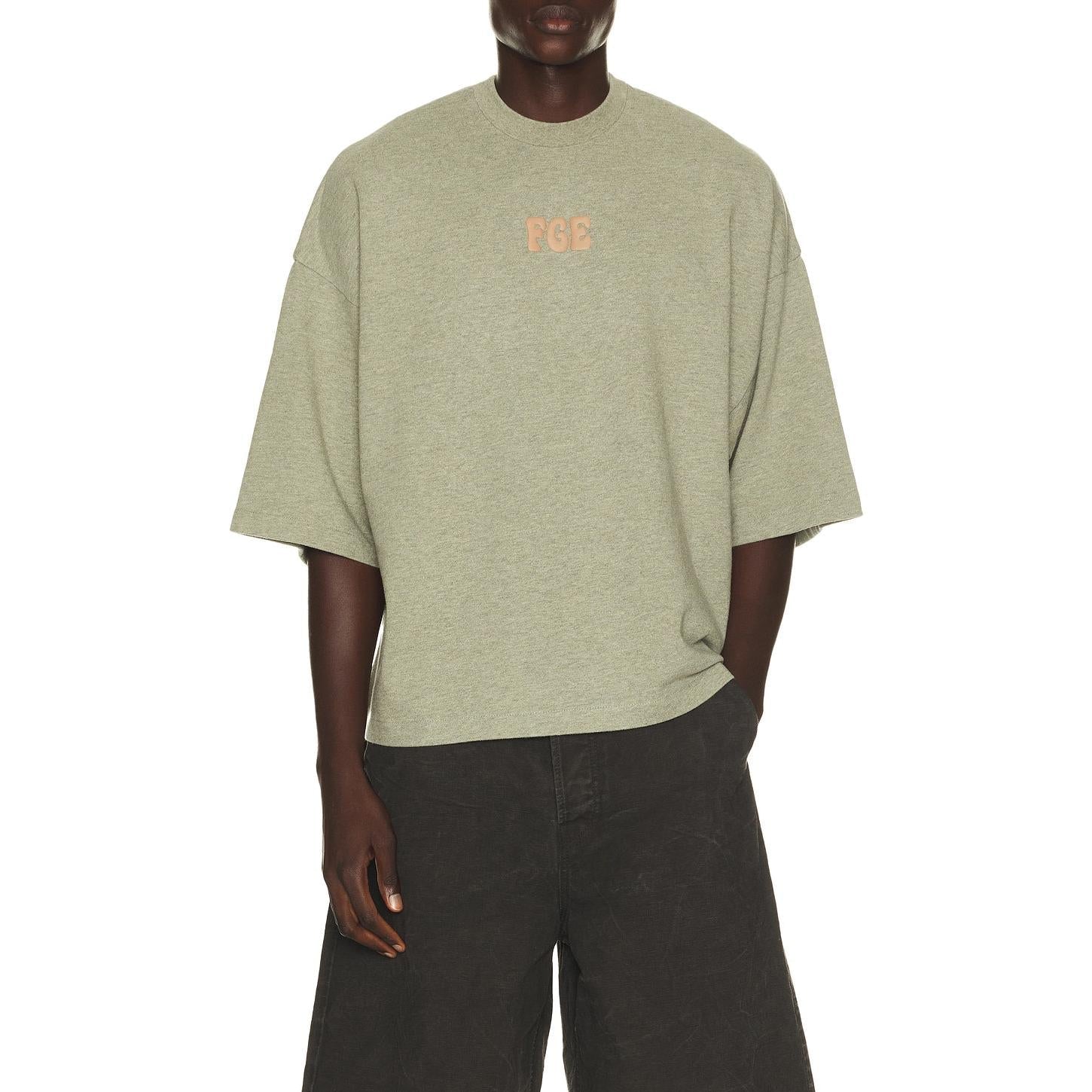 Fear of God Essentials Merch Tee Washed Seal Heather - Im Your Wardrobe