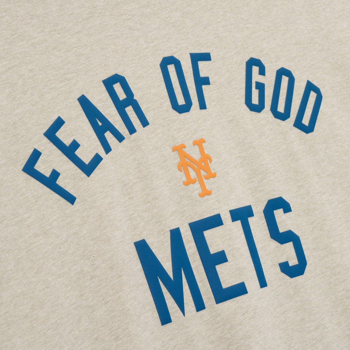 Fear of God Essentials Mets 90s Tee Heather Stone - Im Your Wardrobe