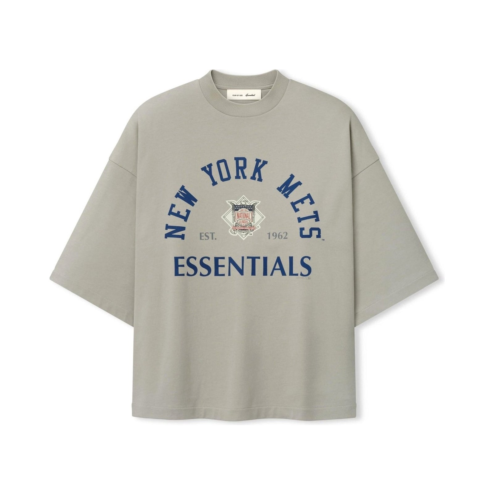 Fear of God Essentials Mets National League Merch Tee Seal - Im Your Wardrobe