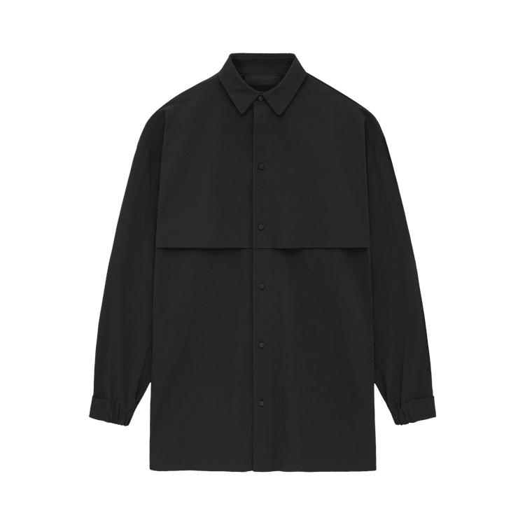 Fear of God Essentials Military Nylon Overshirt Black (FW24) - Im Your Wardrobe