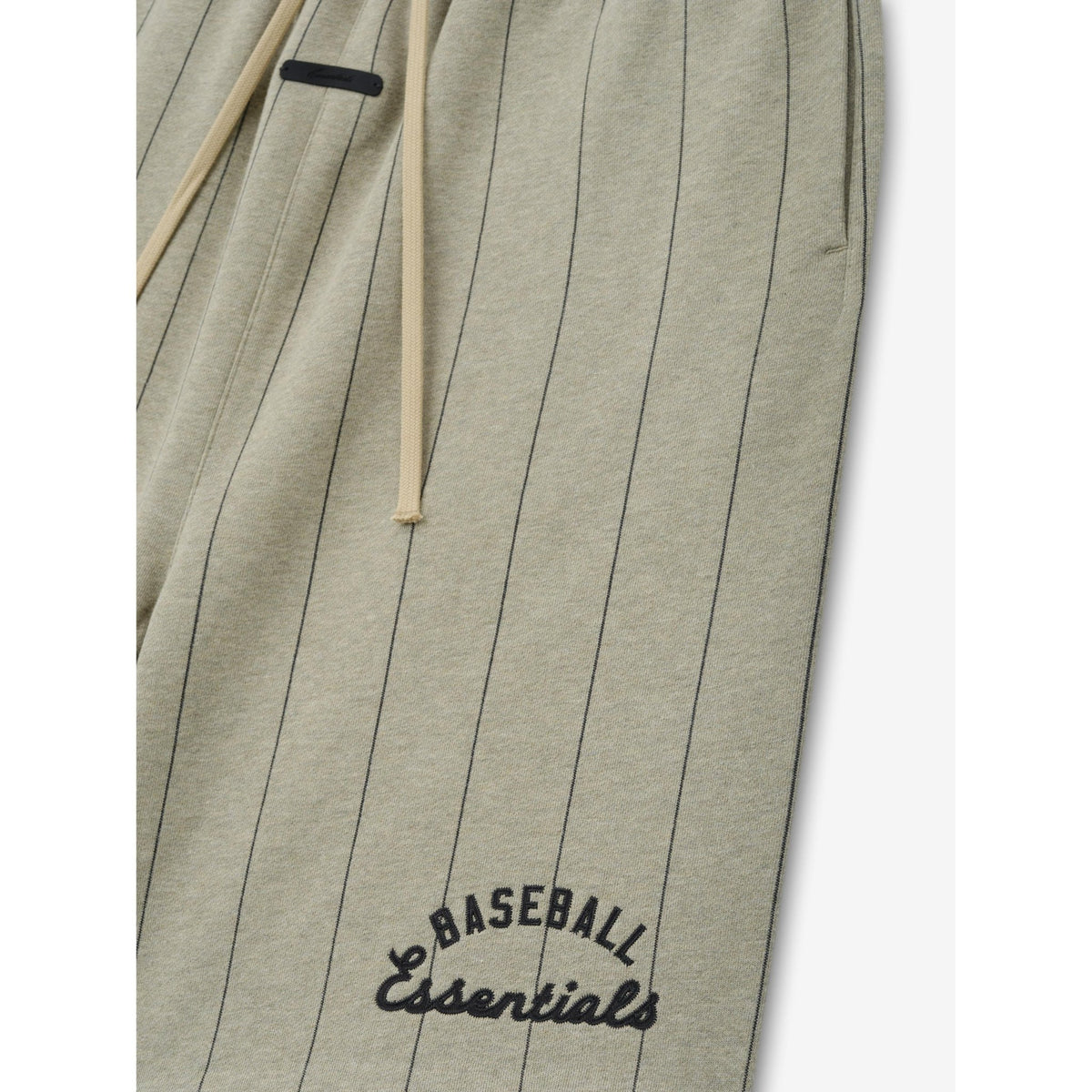 Fear of God Essentials MLB 90s Sweatshort Seal Heather W Black Pinstripes - Im Your Wardrobe