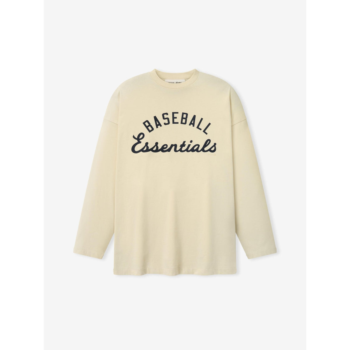 Fear of God Essentials MLB Boxy Long Sleeve Tee Oat - Im Your Wardrobe