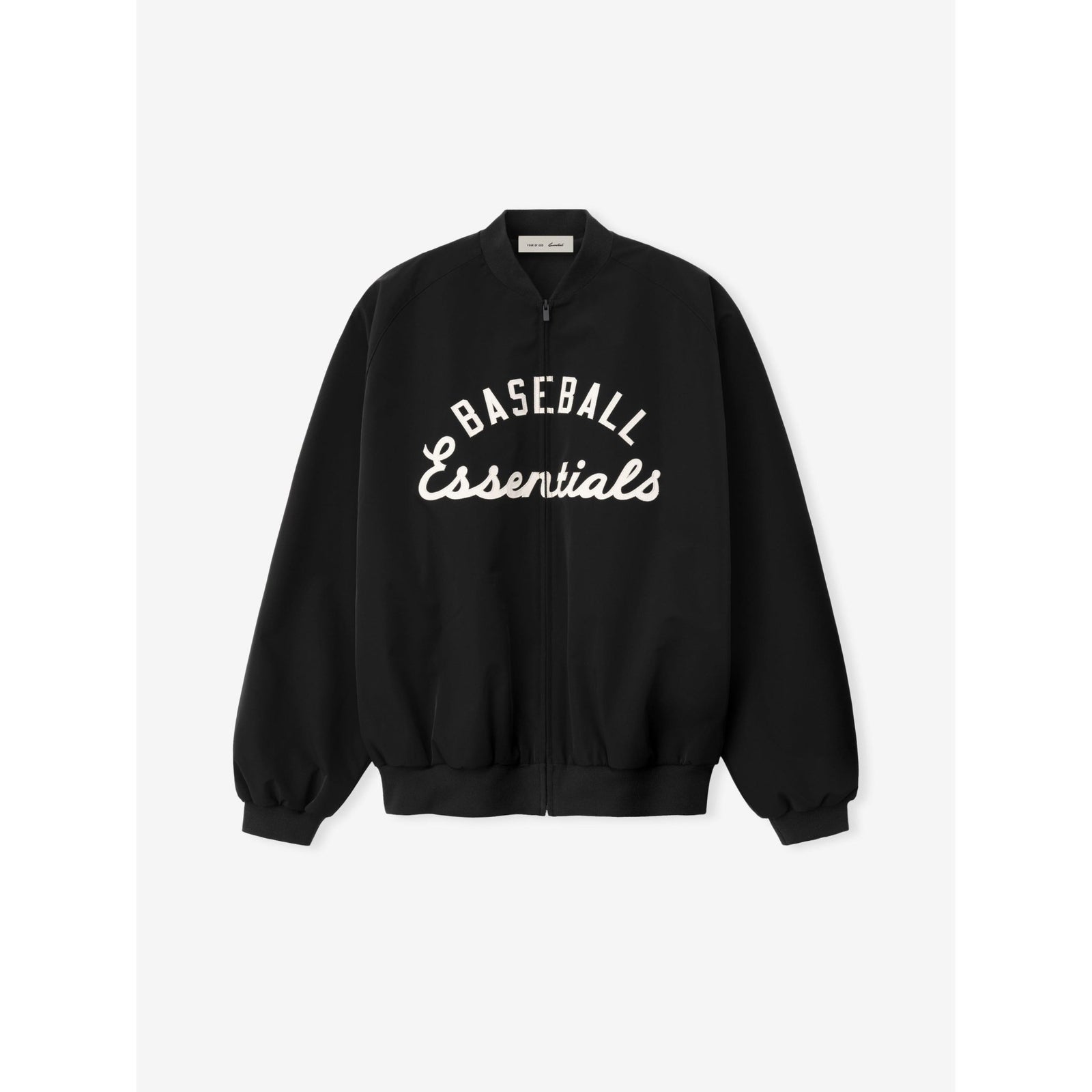 Fear of God Essentials MLB Full Zip Bomber Black - Im Your Wardrobe