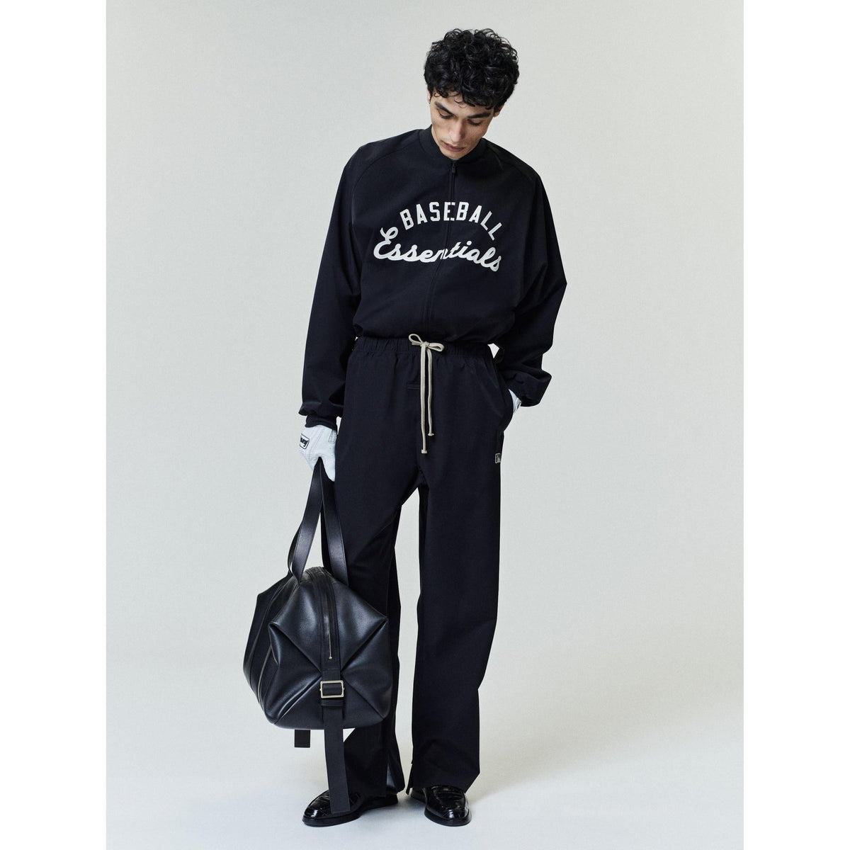 Fear of God Essentials MLB Full Zip Bomber Black - Im Your Wardrobe