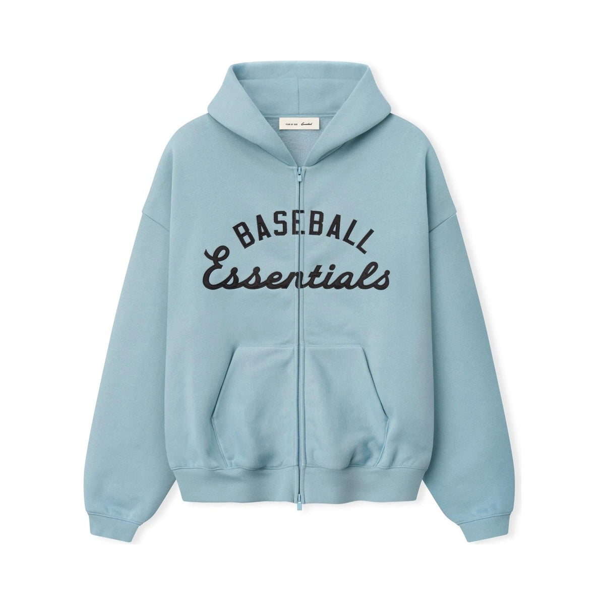 Fear of God Essentials MLB Full Zip Sport Hoodie Stone Blue - Im Your Wardrobe