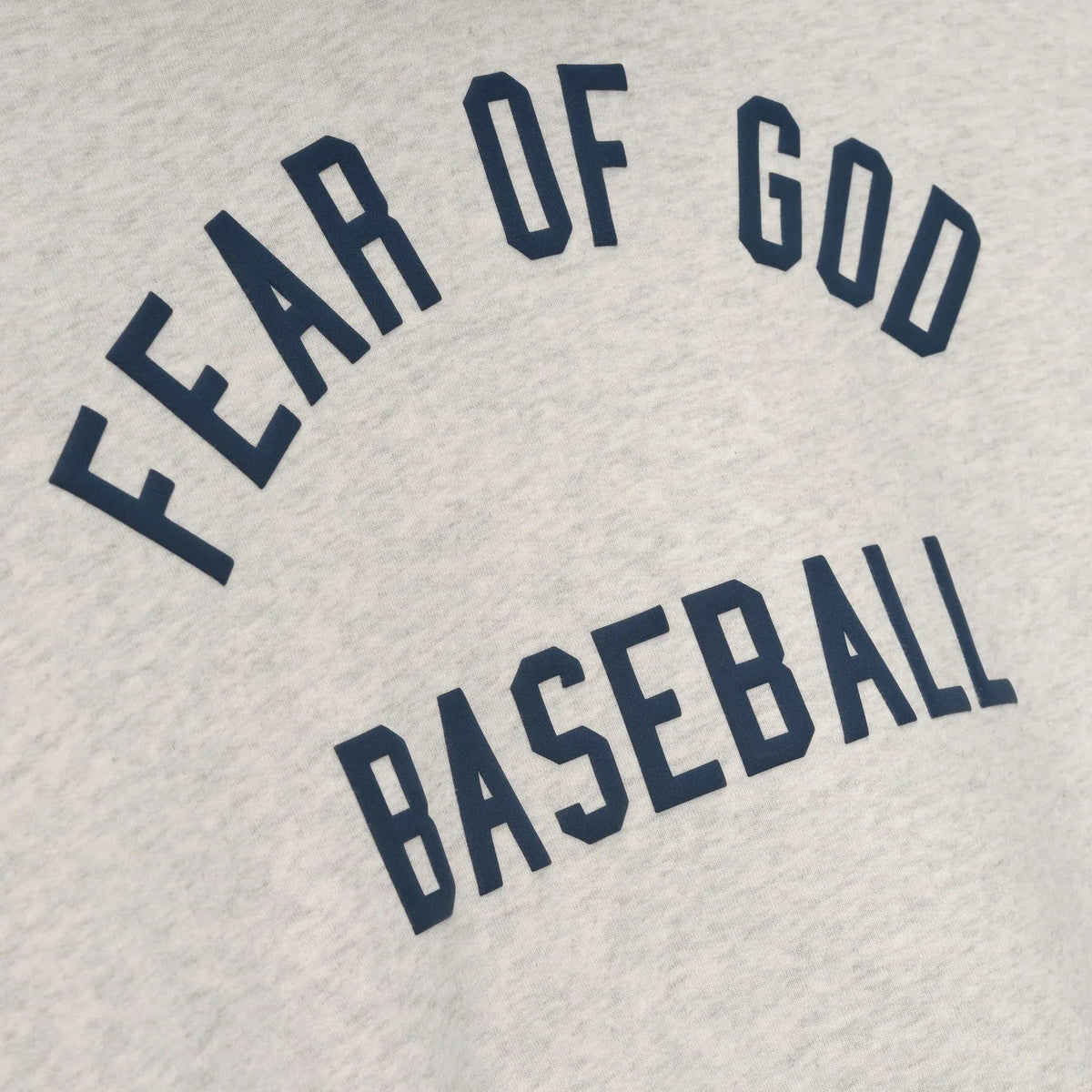 Fear of God Essentials MLB Sport Hoodie Oatmeal Heather/Midnight Navy - Im Your Wardrobe