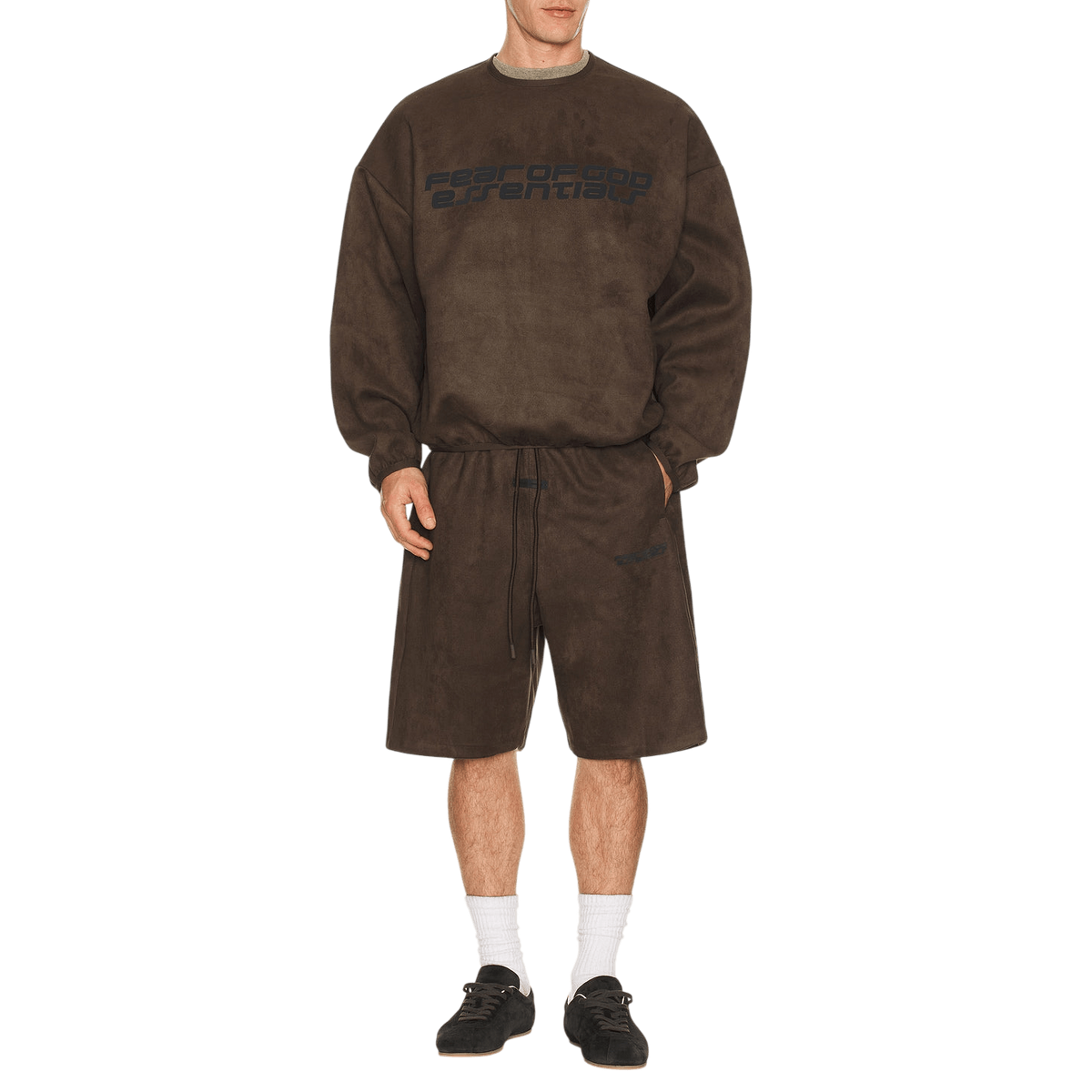 Fear of God Essentials Modern Crewneck Sweatshirt Brown - Im Your Wardrobe