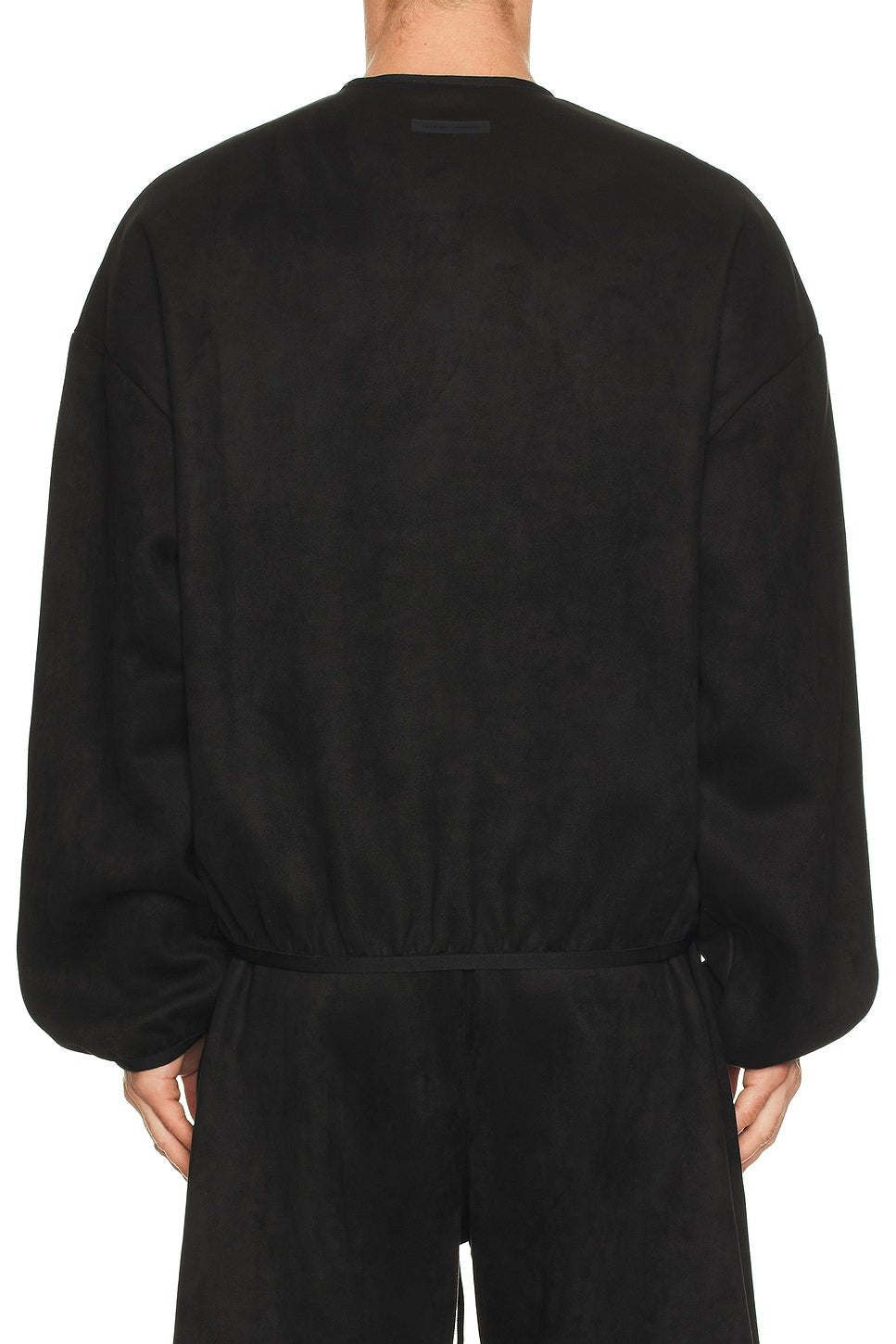 Fear of God Essentials Modern Crewneck Sweatshirt Vintage Black - Im Your Wardrobe