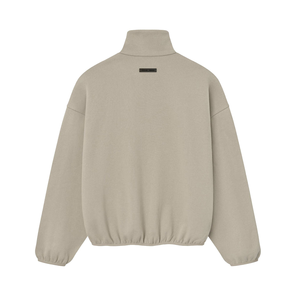 Fear of God Essentials Modern Fleece Track Jacket With Piping Timber/Cloud White (SS25) - Im Your Wardrobe