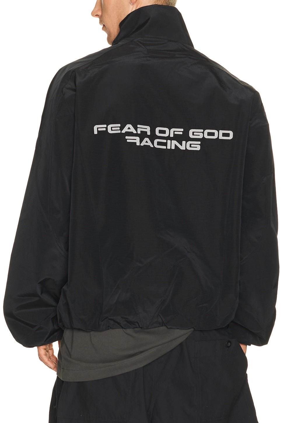 Fear of God Essentials Modern Moto Track Jacket Black - Im Your Wardrobe
