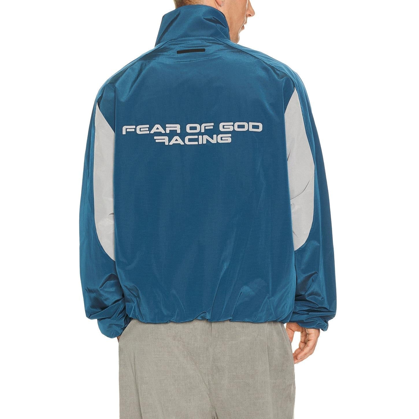 Fear of God Essentials Modern Moto Track Jacket Night Sea - Im Your Wardrobe