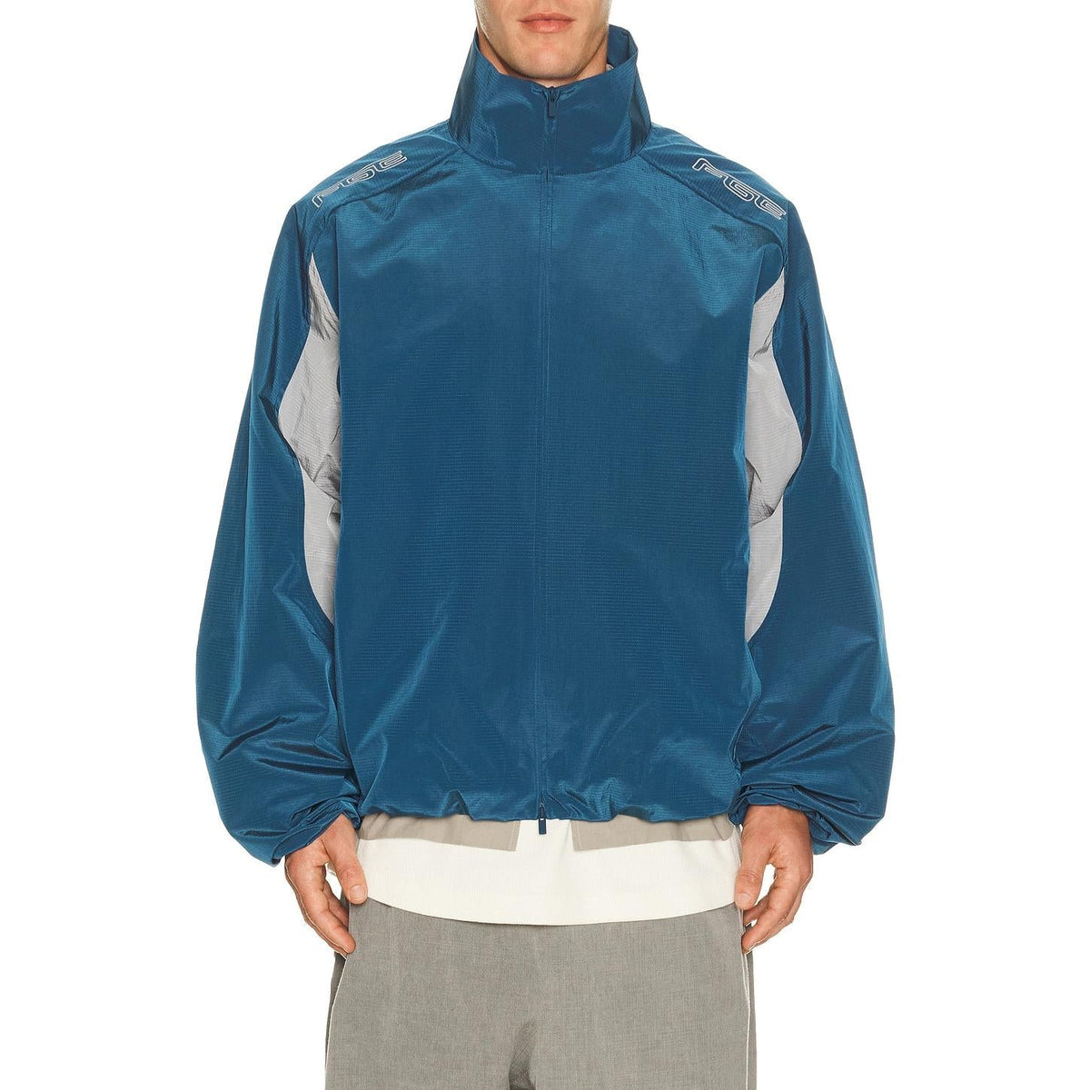 Fear of God Essentials Modern Moto Track Jacket Night Sea - Im Your Wardrobe