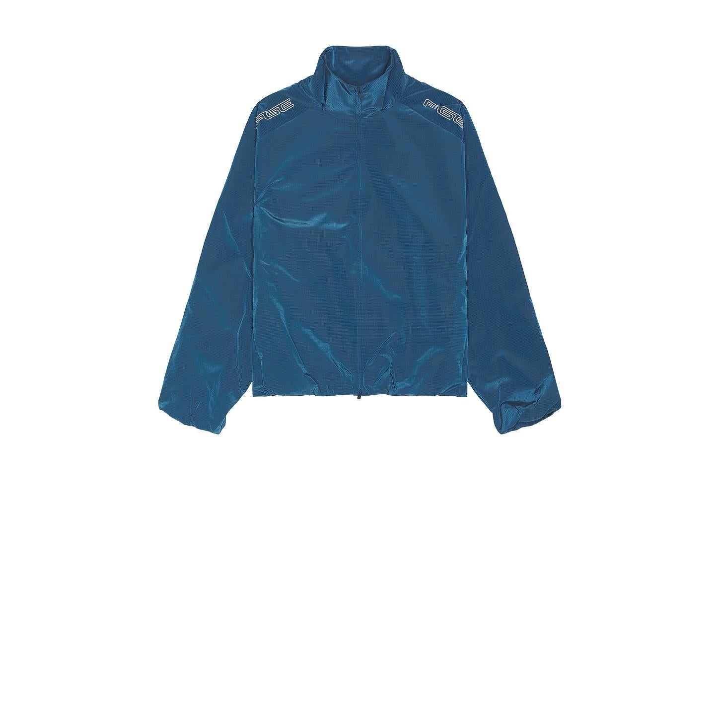 Fear of God Essentials Modern Moto Track Jacket Night Sea - Im Your Wardrobe
