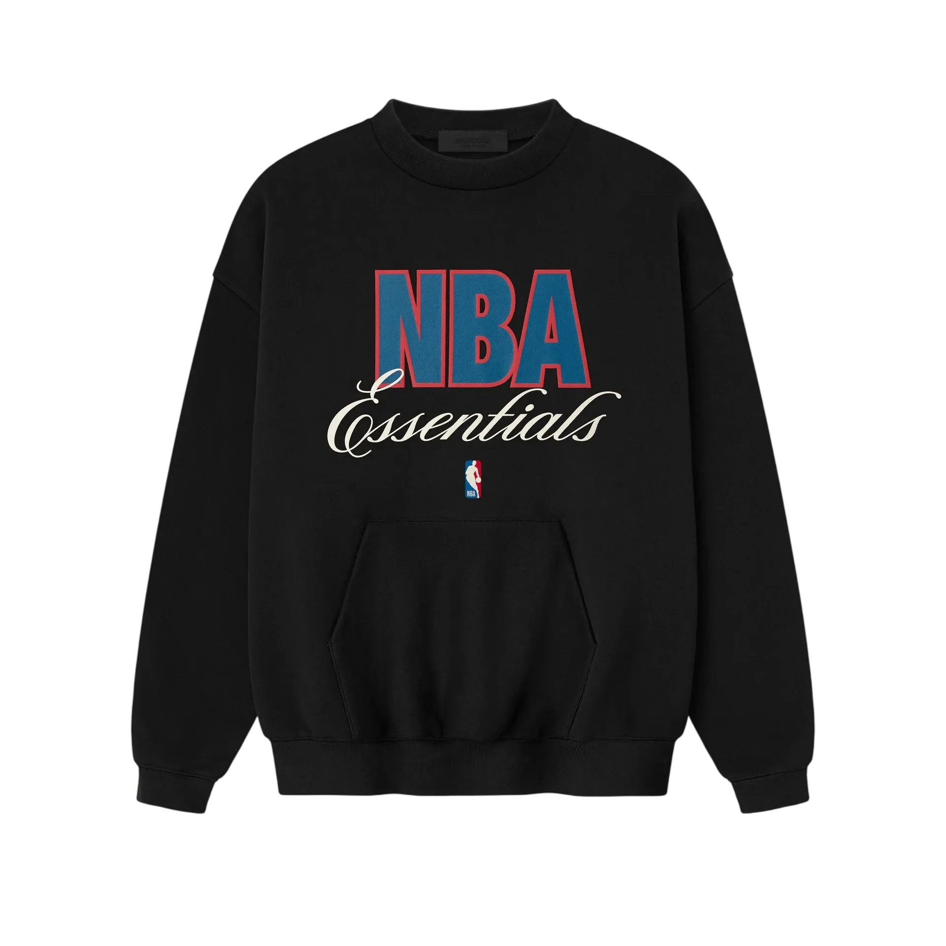 Fear of God Essentials NBA 90s Crewneck Sweatshirt Black - Im Your Wardrobe