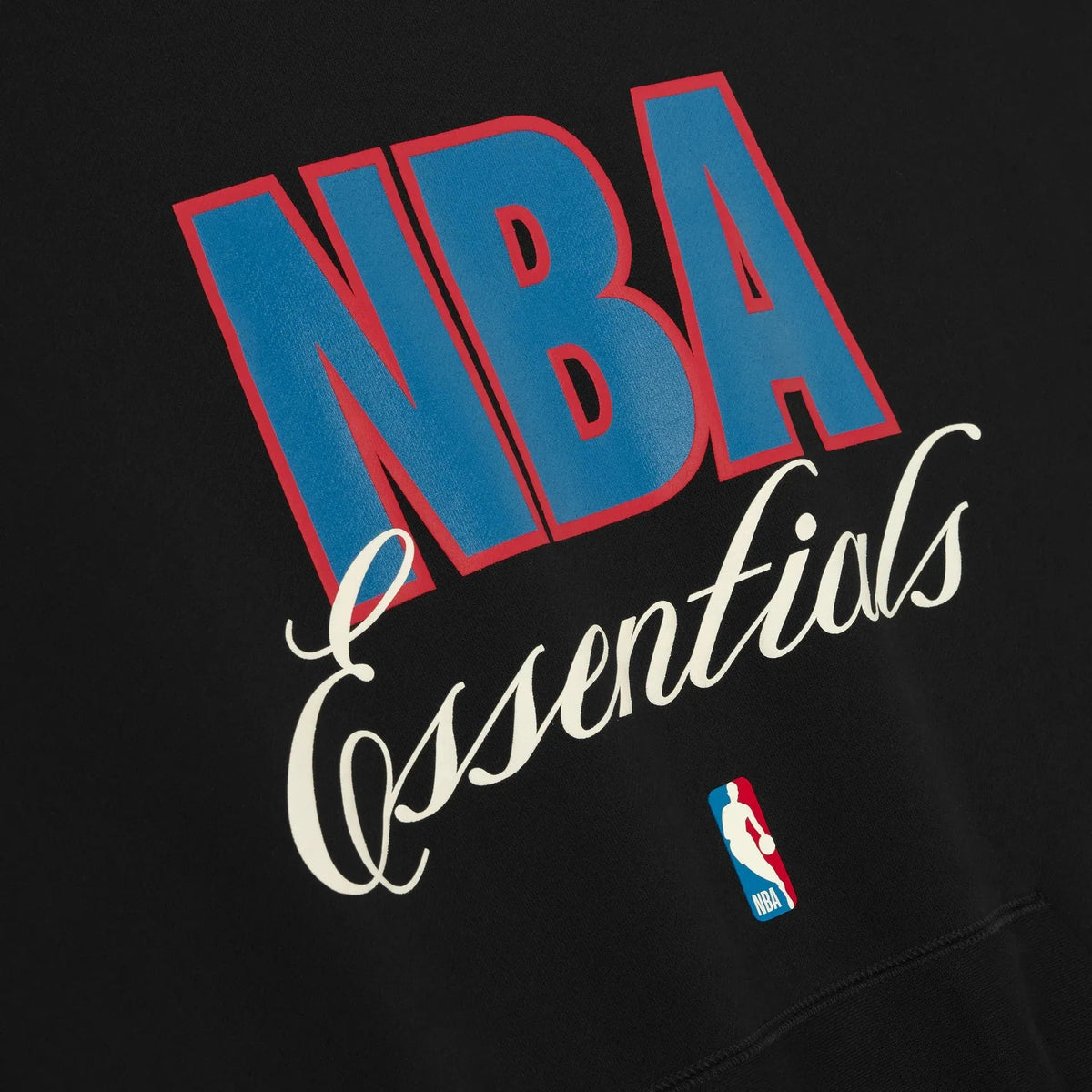 Fear of God Essentials NBA 90s Crewneck Sweatshirt Black - Im Your Wardrobe