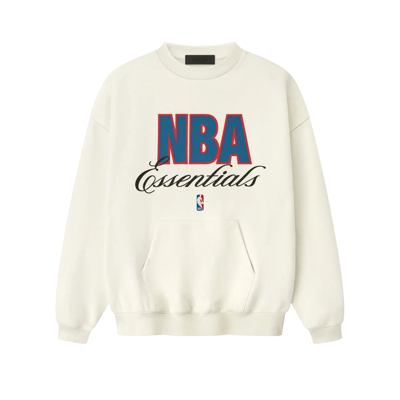 Fear of God Essentials NBA 90s Crewneck Sweatshirt Cream White - Im Your Wardrobe