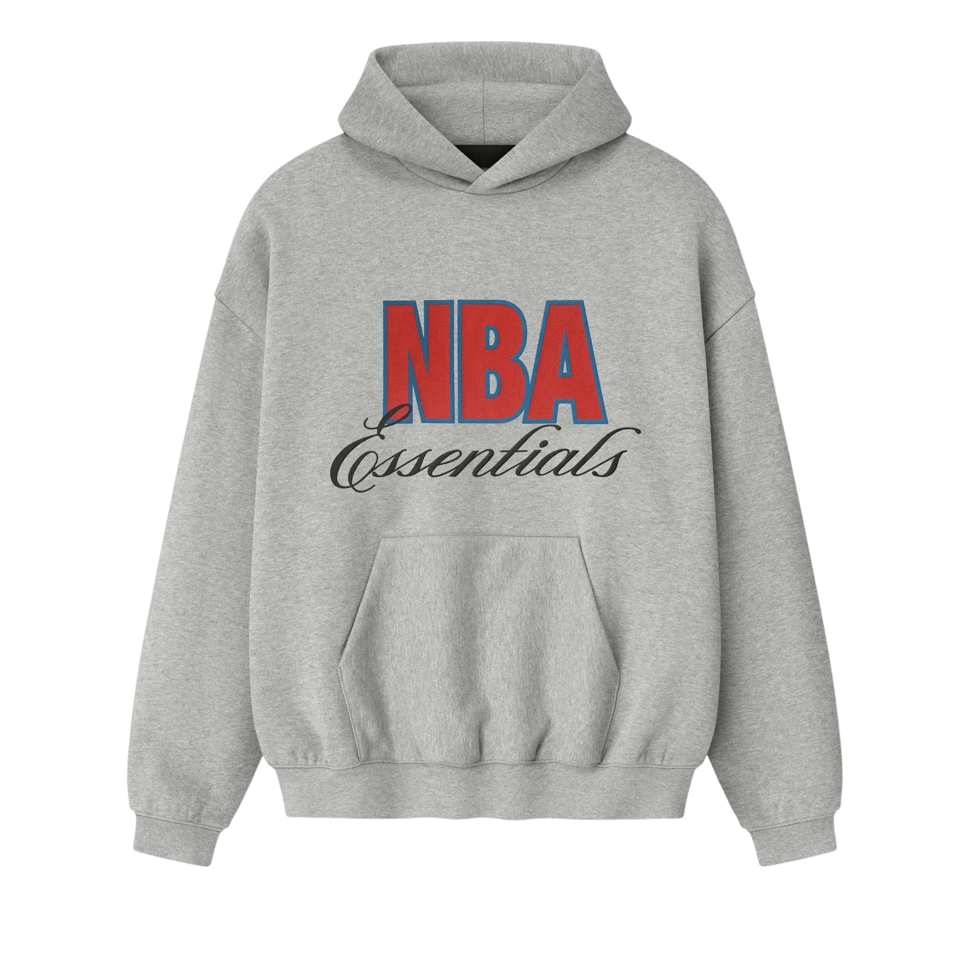 Fear of God Essentials NBA 90s Hoodie Concrete Heather - Im Your Wardrobe