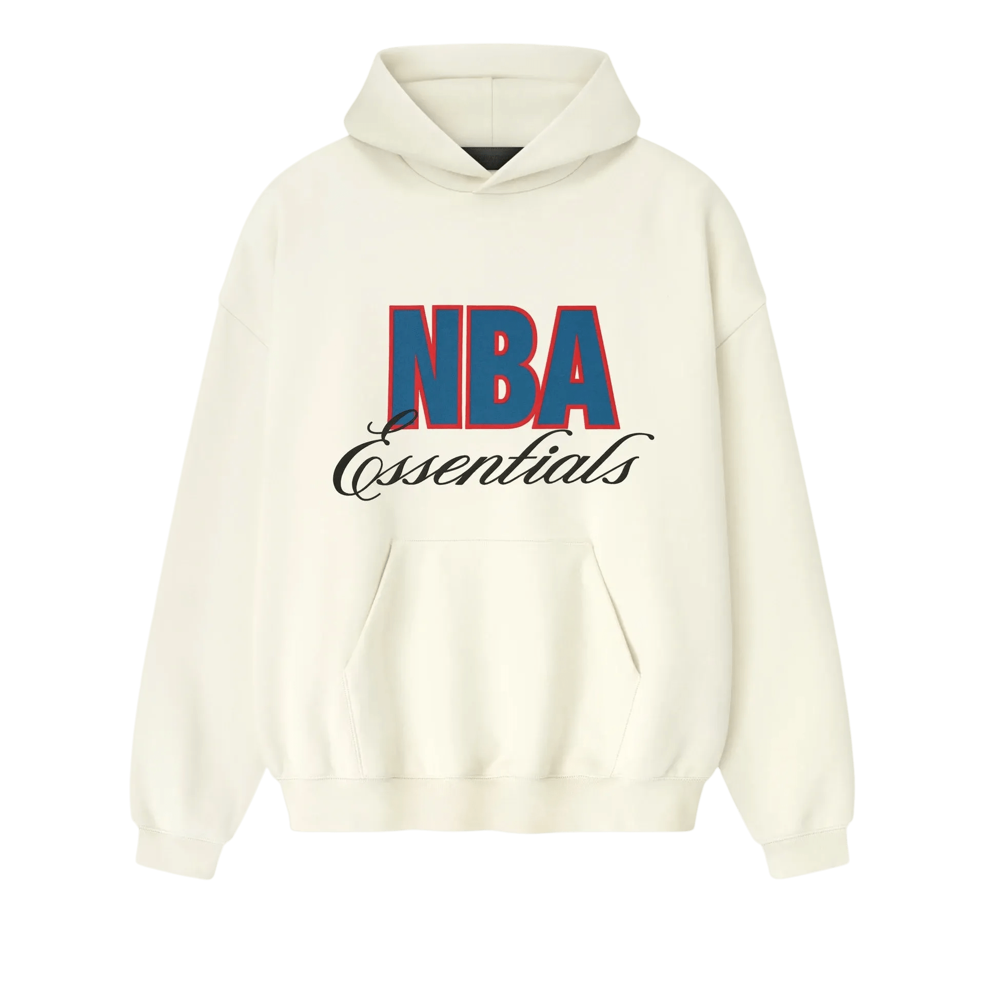 Fear of God Essentials NBA 90s Hoodie Cream White - Im Your Wardrobe