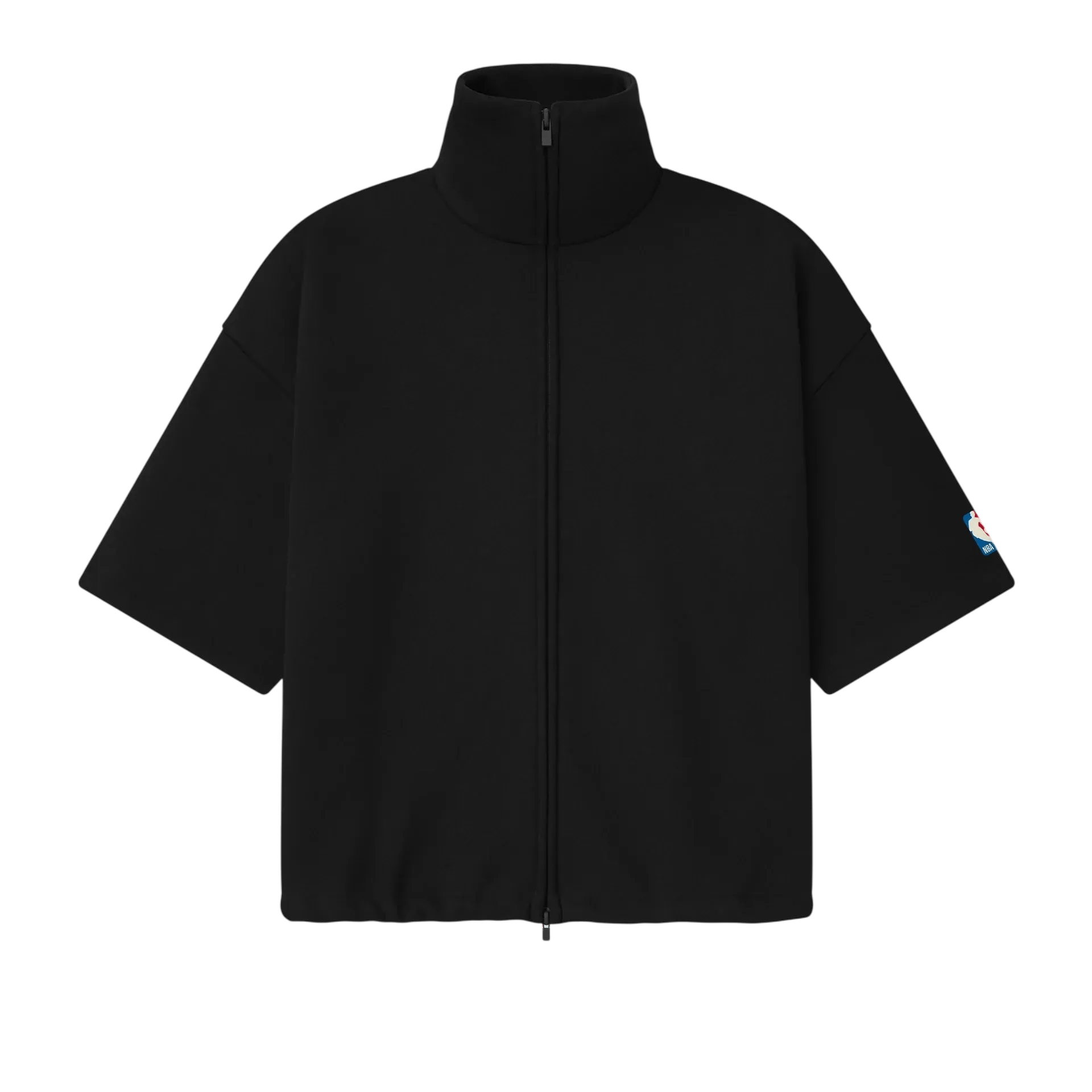 Fear of God Essentials NBA Fleece High Neck Jacket Black - Im Your Wardrobe