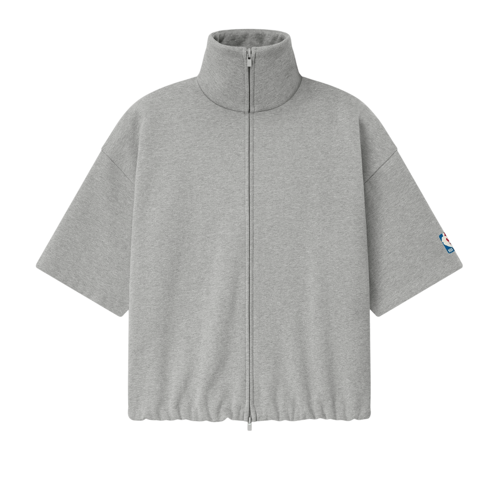 Fear of God Essentials NBA High Neck Jacket Concrete Heather - Im Your Wardrobe