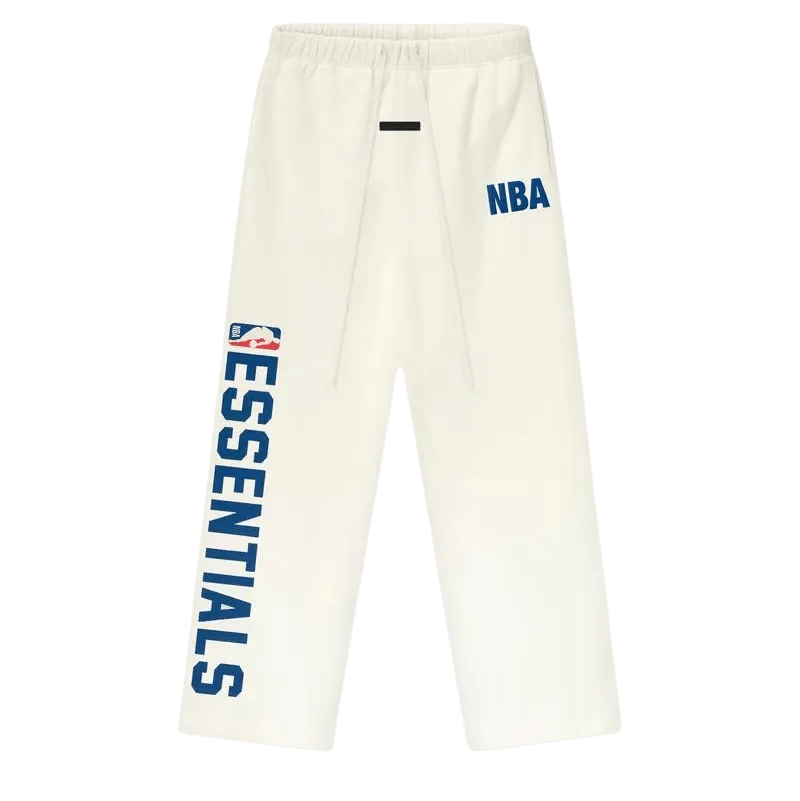 Fear of God Essentials NBA Lounge Sweatpant Cream White - Im Your Wardrobe