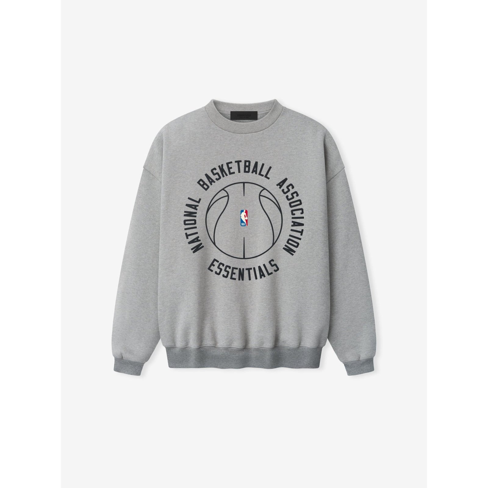 Fear of God Essentials NBA X Barkley Hendricks 90s Crewneck Concrete Heather - Im Your Wardrobe