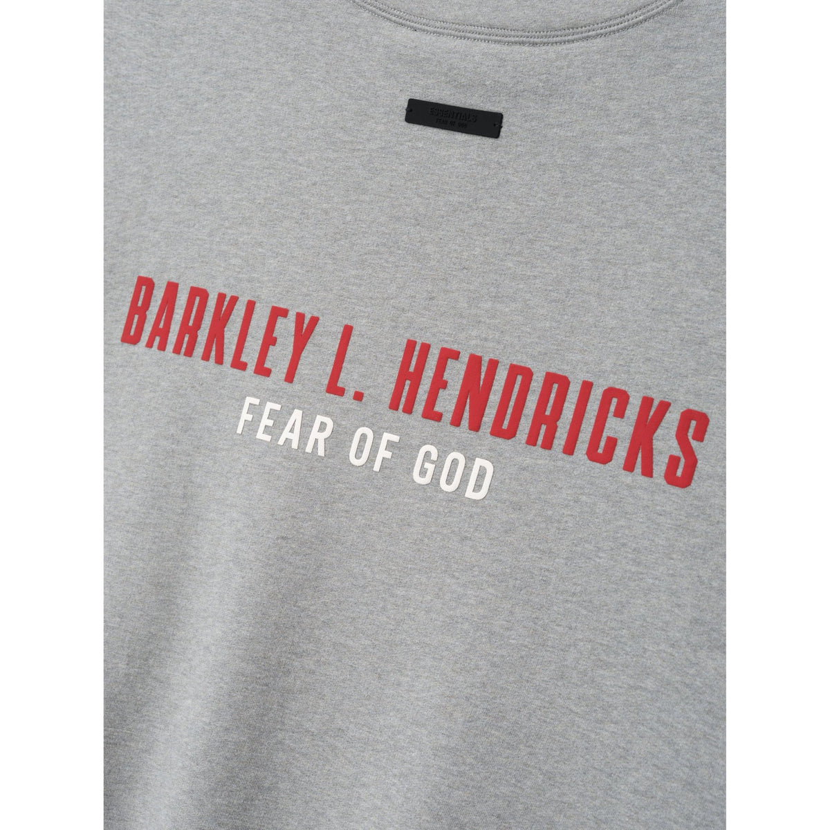 Fear of God Essentials NBA X Barkley Hendricks 90s Crewneck Concrete Heather - Im Your Wardrobe