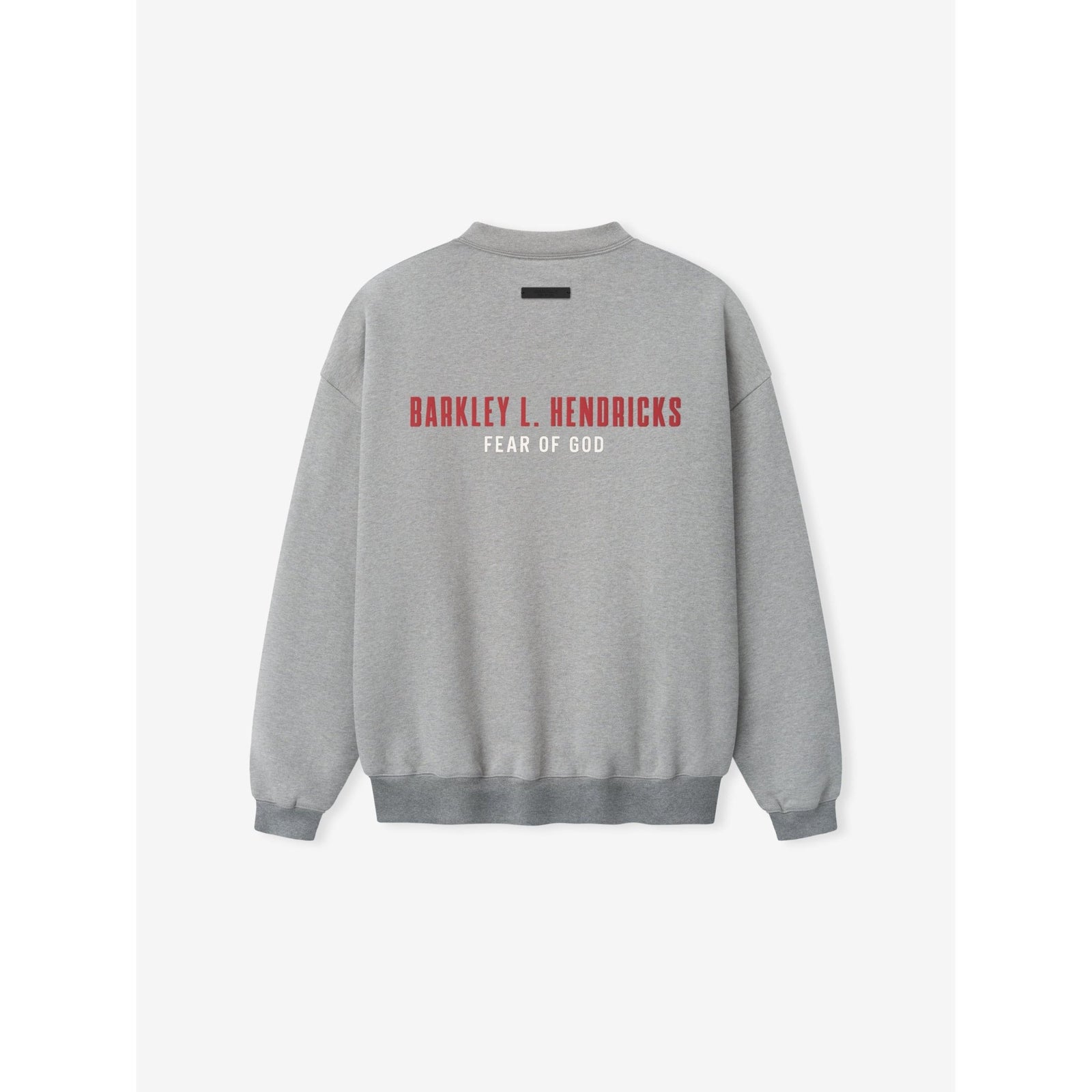 Fear of God Essentials NBA X Barkley Hendricks 90s Crewneck Concrete Heather - Im Your Wardrobe
