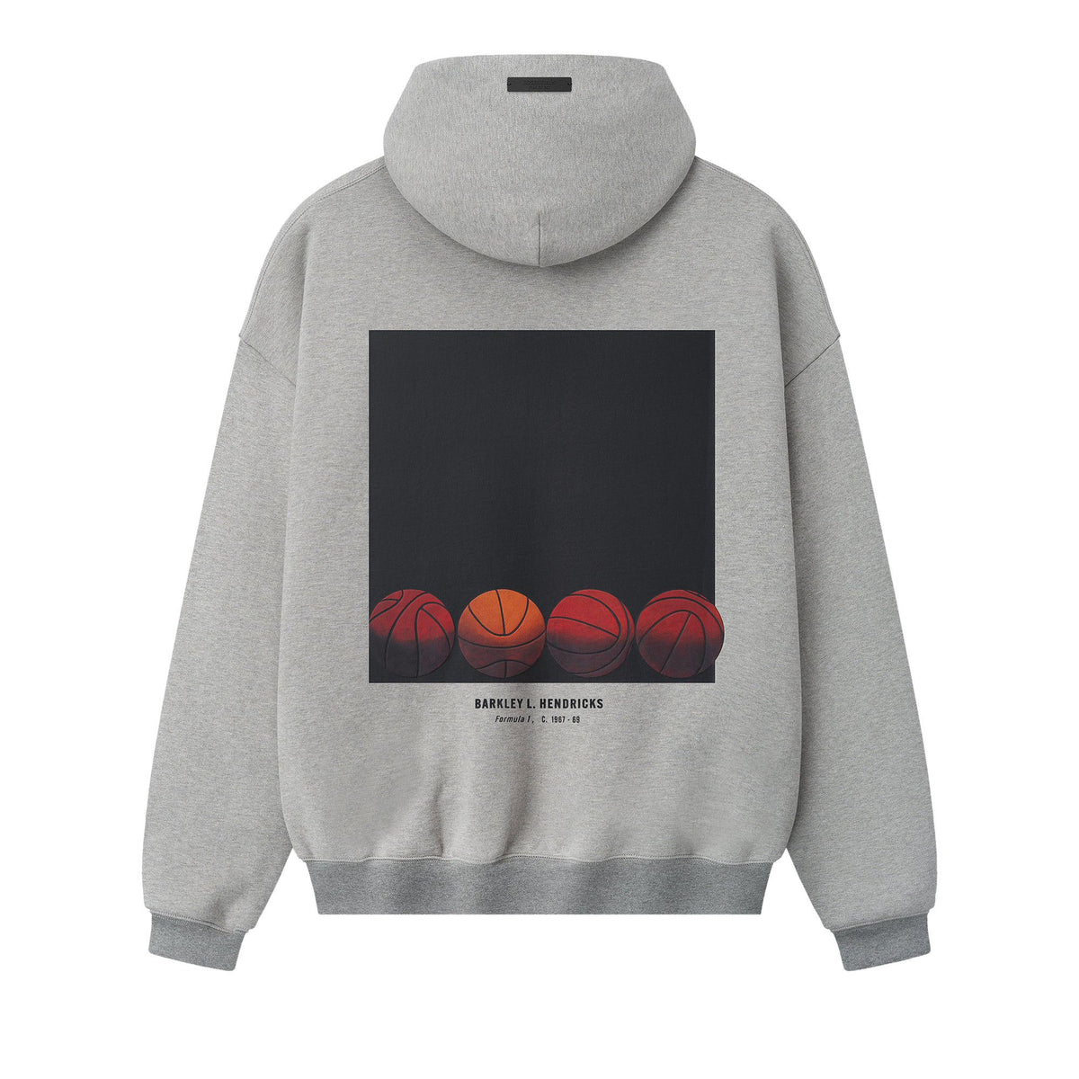 Fear of God Essentials NBA x Barkley Hendricks 90s Hoodie Concrete Heather (SS26) - Im Your Wardrobe