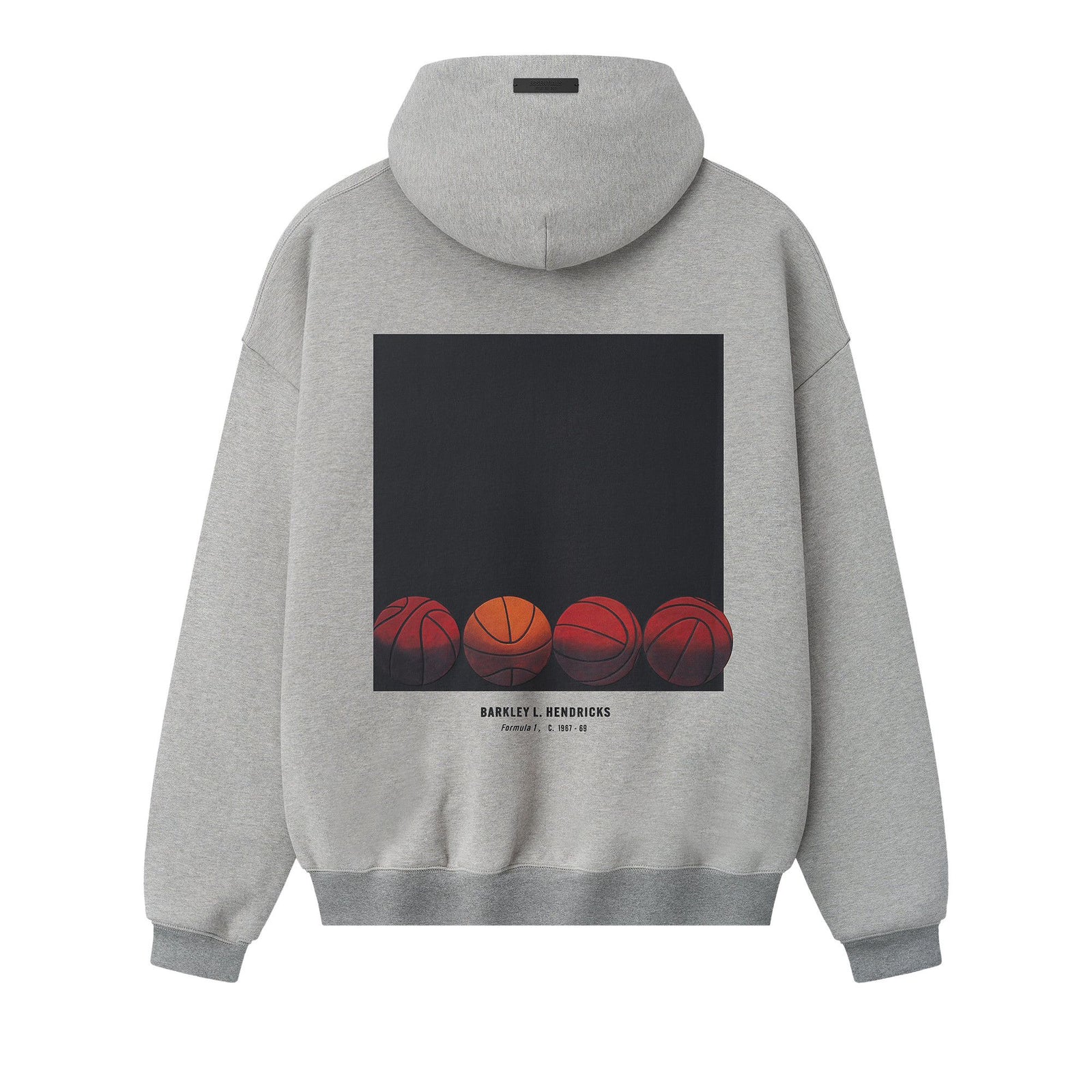 Fear of God Essentials NBA x Barkley Hendricks 90s Hoodie Concrete Heather (SS26) - Im Your Wardrobe