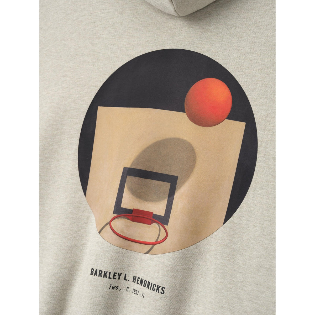 Fear of God Essentials NBA X Barkley Hendricks 90s Hoodie Heather Stone W/ Heather Rib - Im Your Wardrobe
