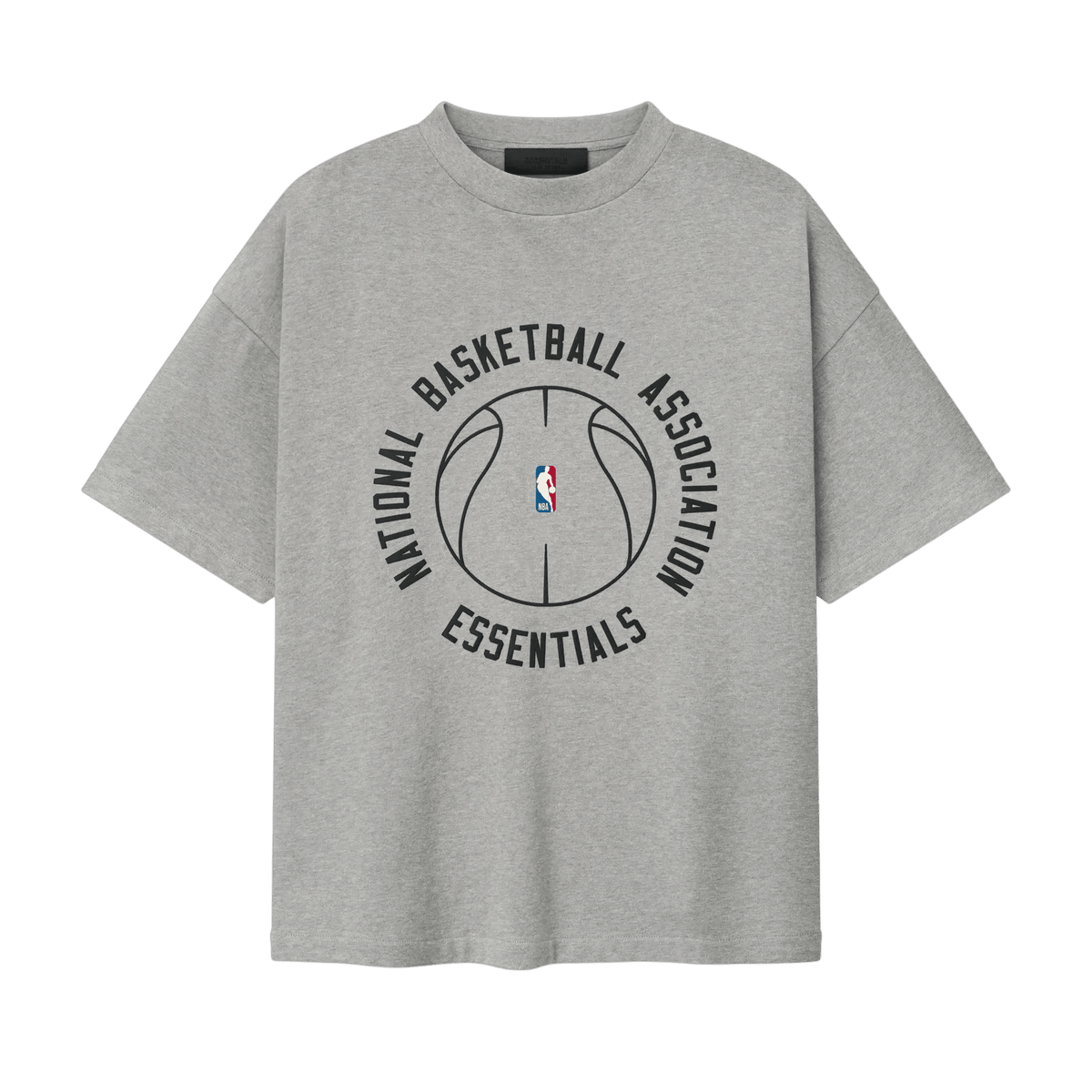 Fear Of God Essentials NBA X Barkley Hendricks 90S Tee Concrete Heather - Im Your Wardrobe