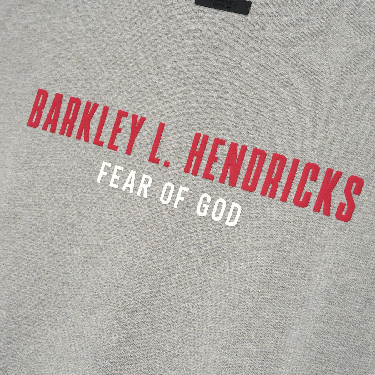 Fear Of God Essentials NBA X Barkley Hendricks 90S Tee Concrete Heather - Im Your Wardrobe