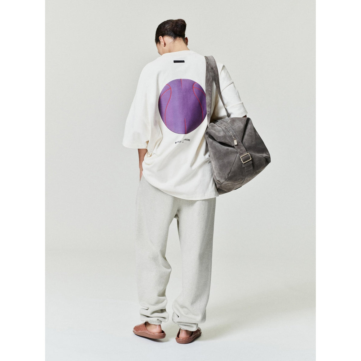 Fear of God Essentials NBA X Barkley Hendricks Classic Sweatpant Heather Stone - Im Your Wardrobe
