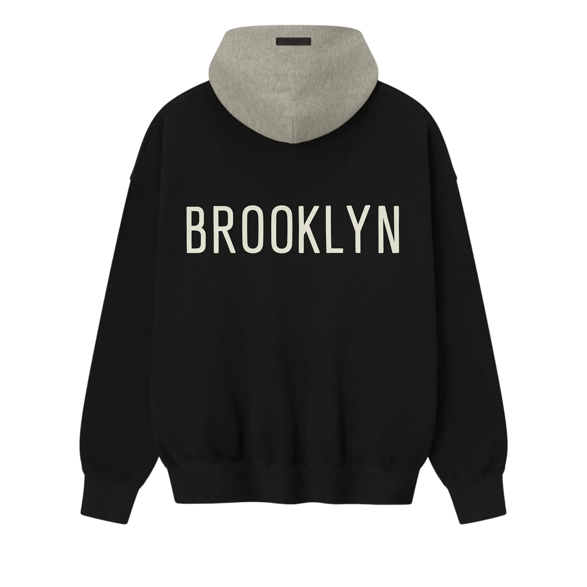 Fear of God Essentials Nets Sport Hoodie Black/Warm Heather - Im Your Wardrobe