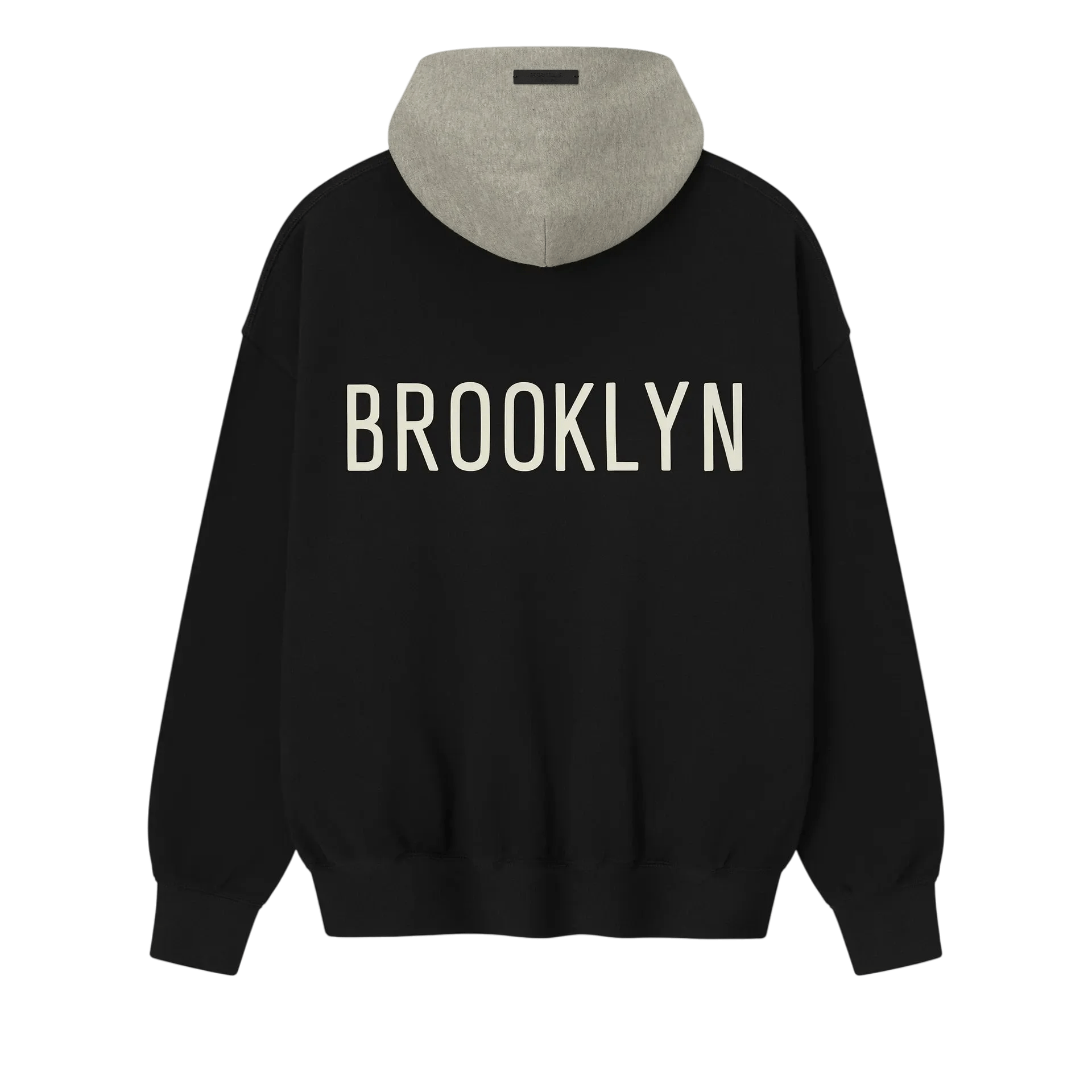 Fear of God Essentials Nets Sport Hoodie Black/Warm Heather - Im Your Wardrobe