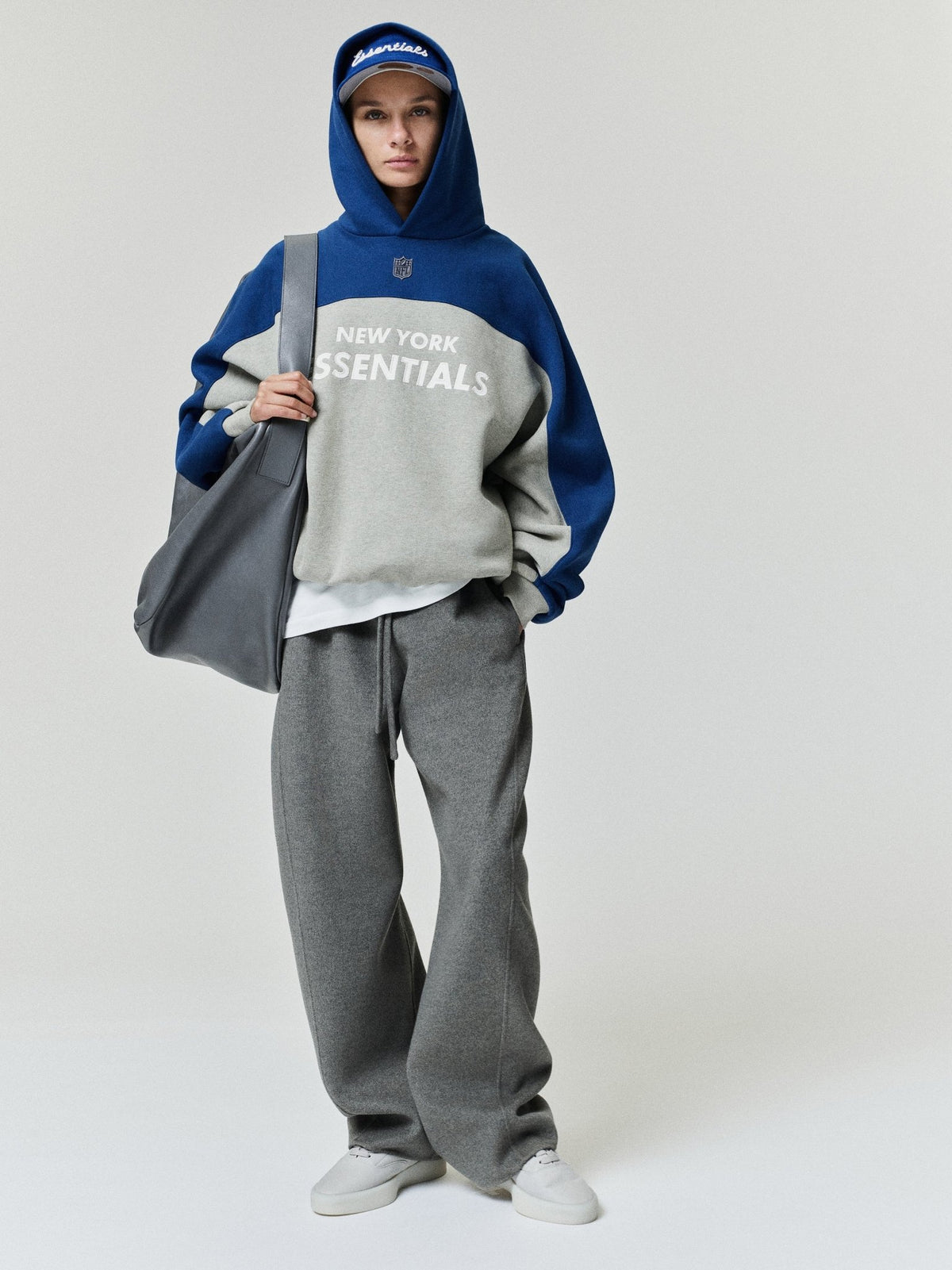 Fear of God Essentials New Era 19TWENTY Dodgers Corduroy Snapback Cap Blue - Im Your Wardrobe