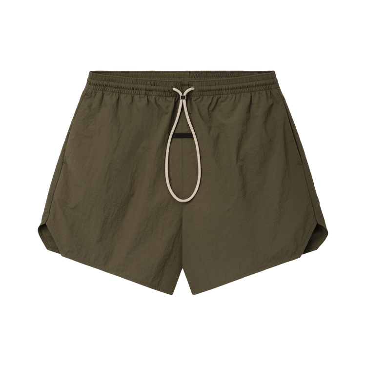 Fear of God Essentials Nylon Swim Short Moss (SS26) - Im Your Wardrobe