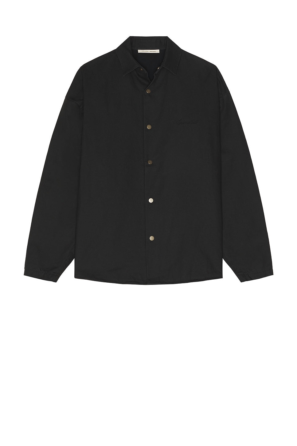 Fear of God Essentials Overshirt Vintage Black - Im Your Wardrobe