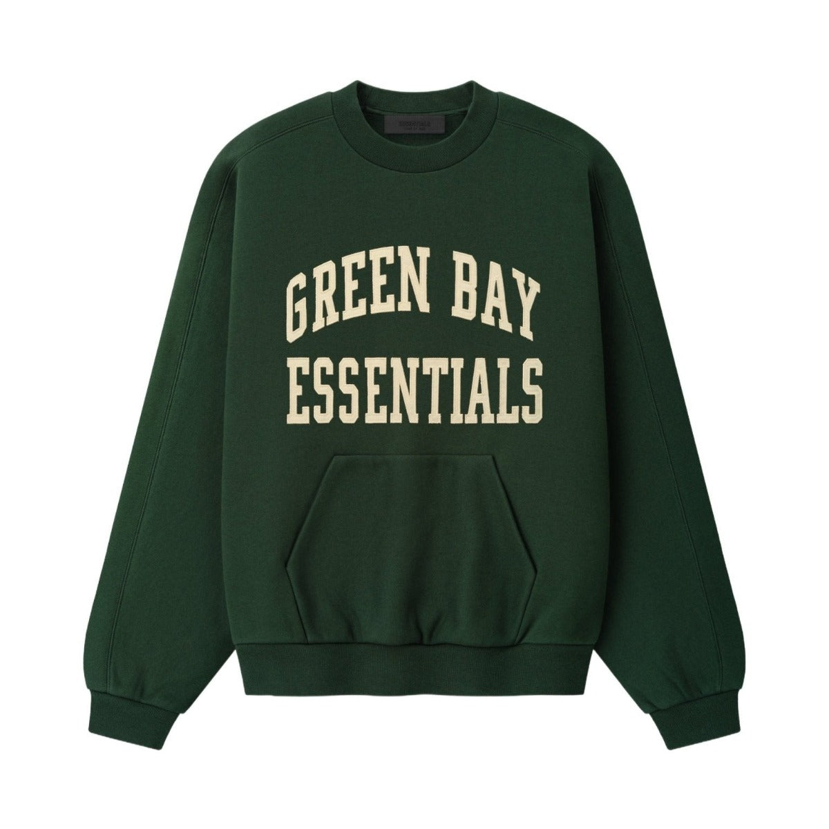 Fear of God Essentials Packers 90s Relaxed Crewneck Forest - Im Your Wardrobe