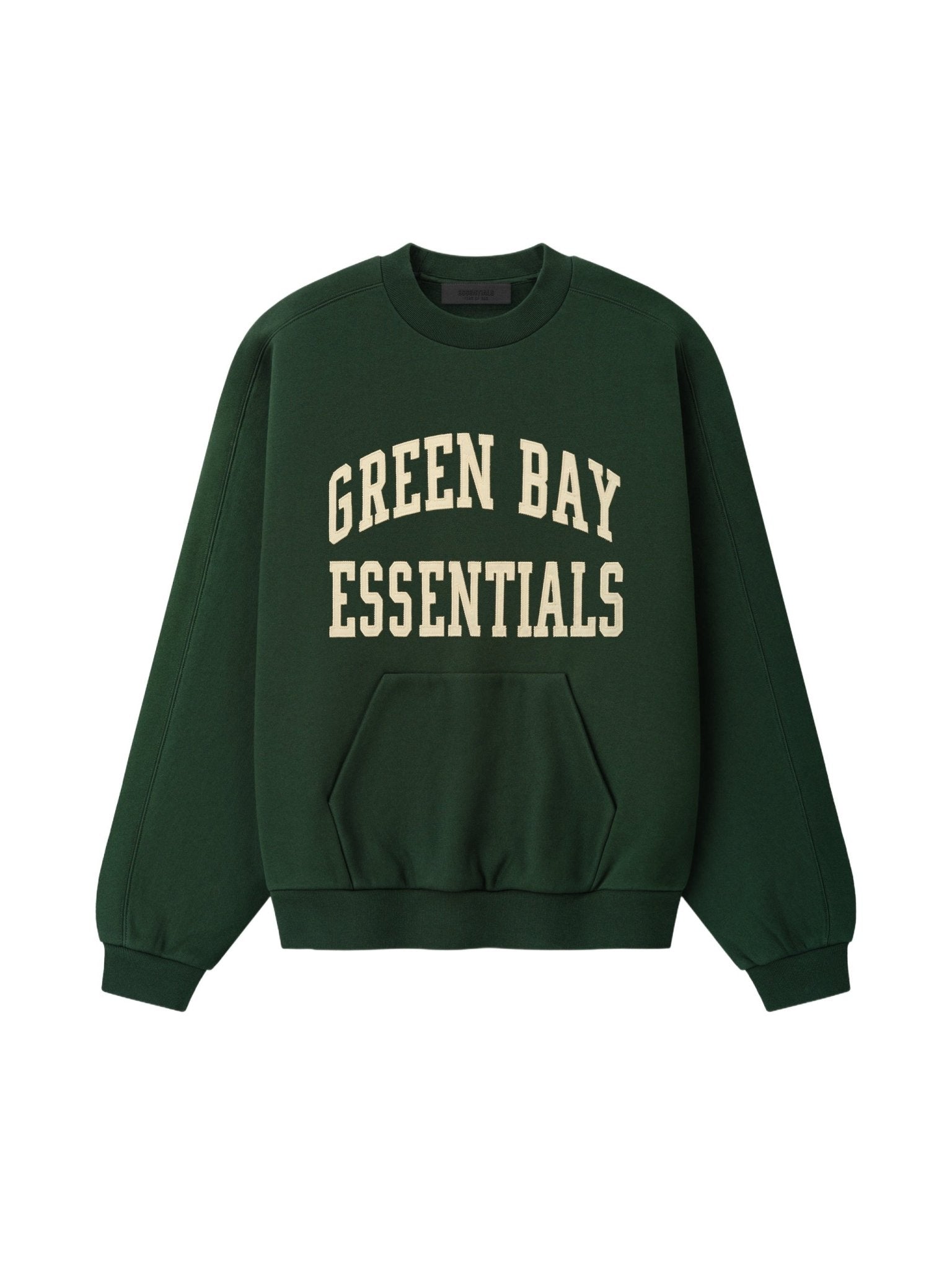 Fear of God Essentials Packers 90s Relaxed Crewneck Forest - Im Your Wardrobe